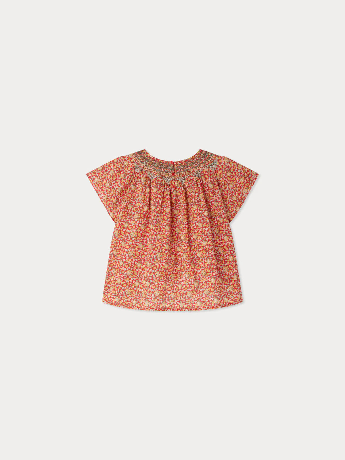 Bonpoint-Nella smocked blouse in Liberty fabric