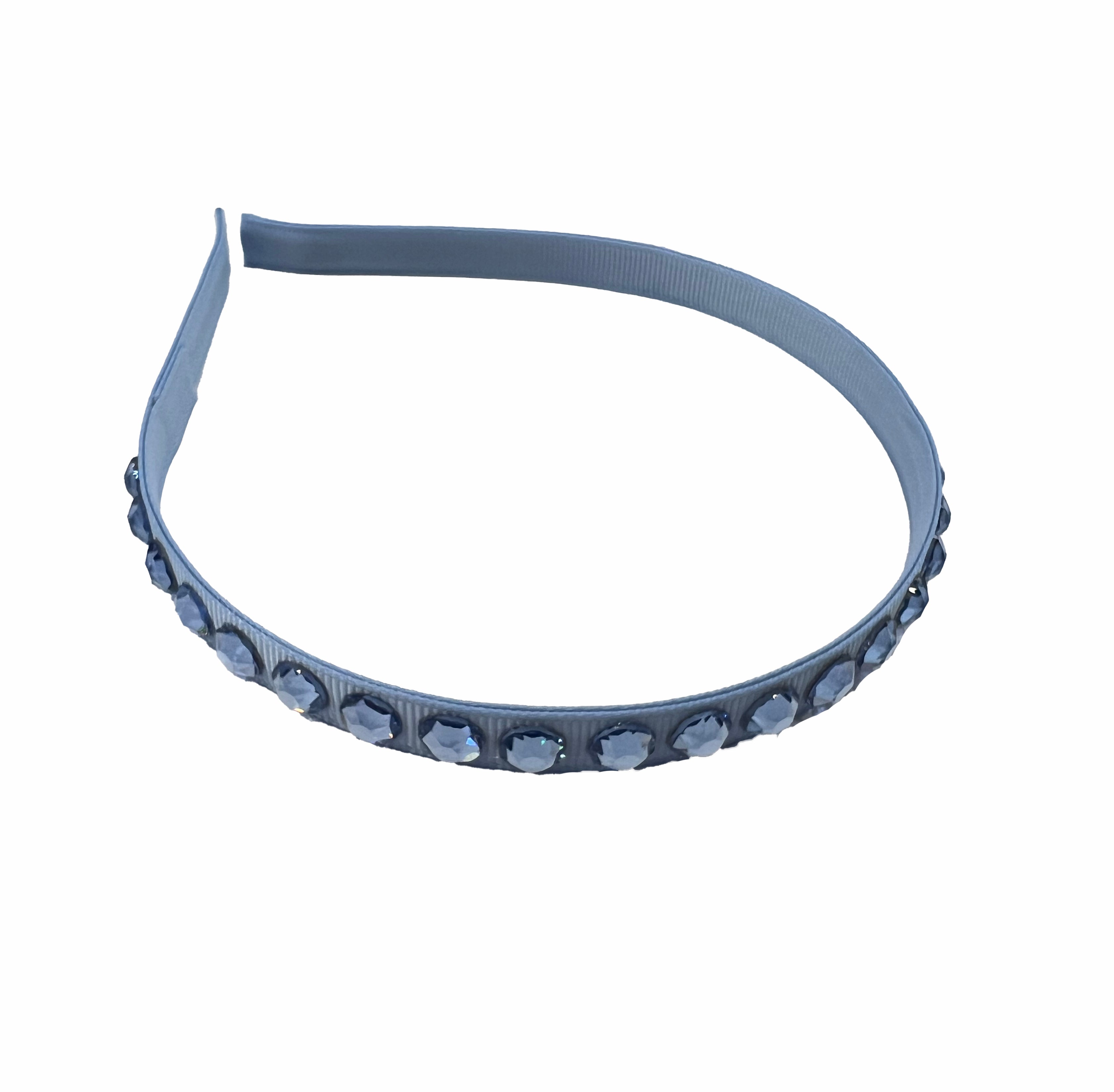 Olilia-Deluxe Crystals Hard Headband-Bluebird