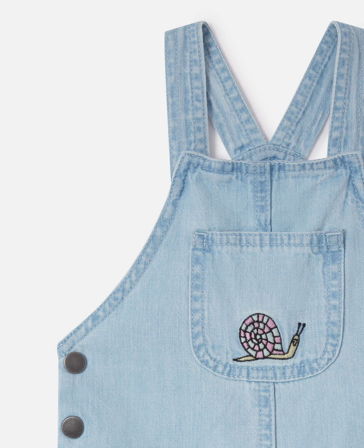 Stella Mccartney Kids-Woodland Friends Denim Dungarees