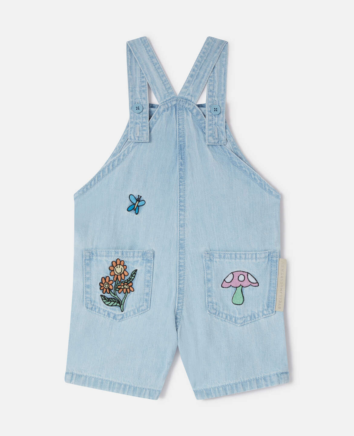 Stella Mccartney Kids-Woodland Friends Denim Dungarees