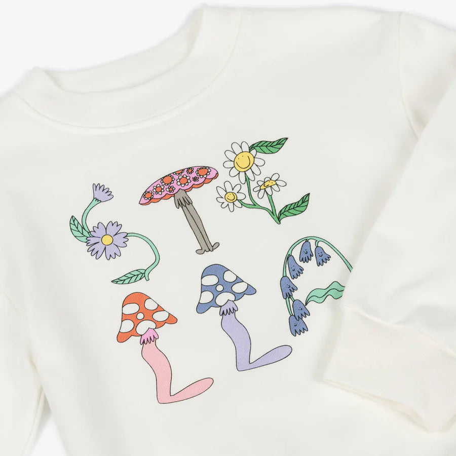 Stella Mccartney Kids-GIRL SWEATSHIRT WITH FAIRY STELLA LETTERING PRINT