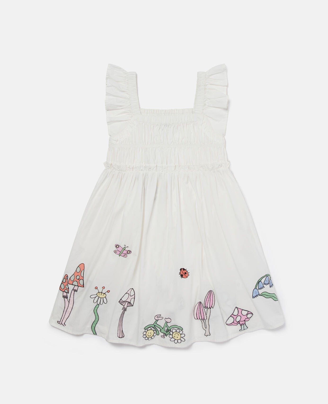 Stella Mccartney Kids-GIRL SLEEVELESS DRESS WITH FAIRYLAND EMBRO