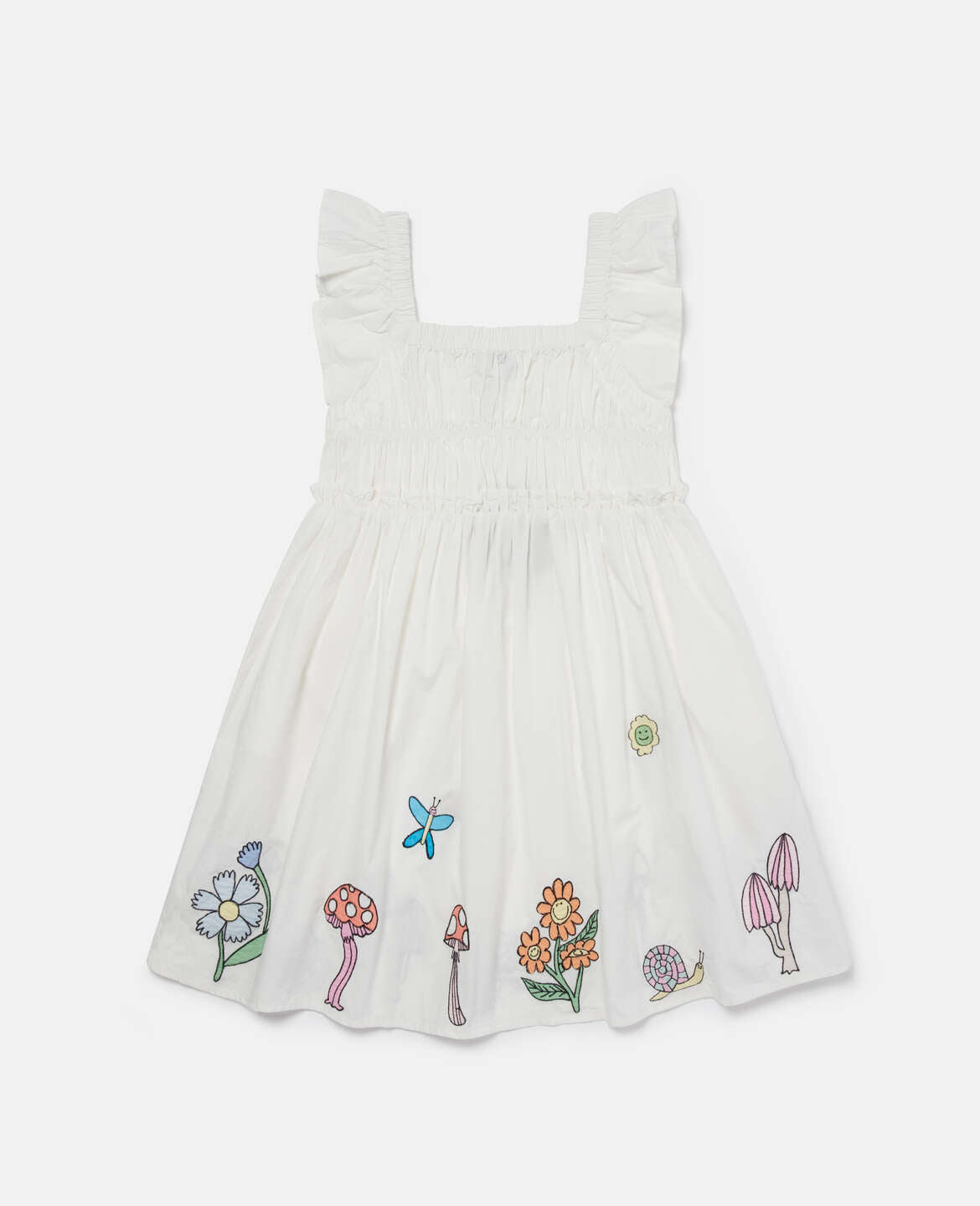 GIRL SLEEVELESS DRESS WITH FAIRYLAND EMBRO