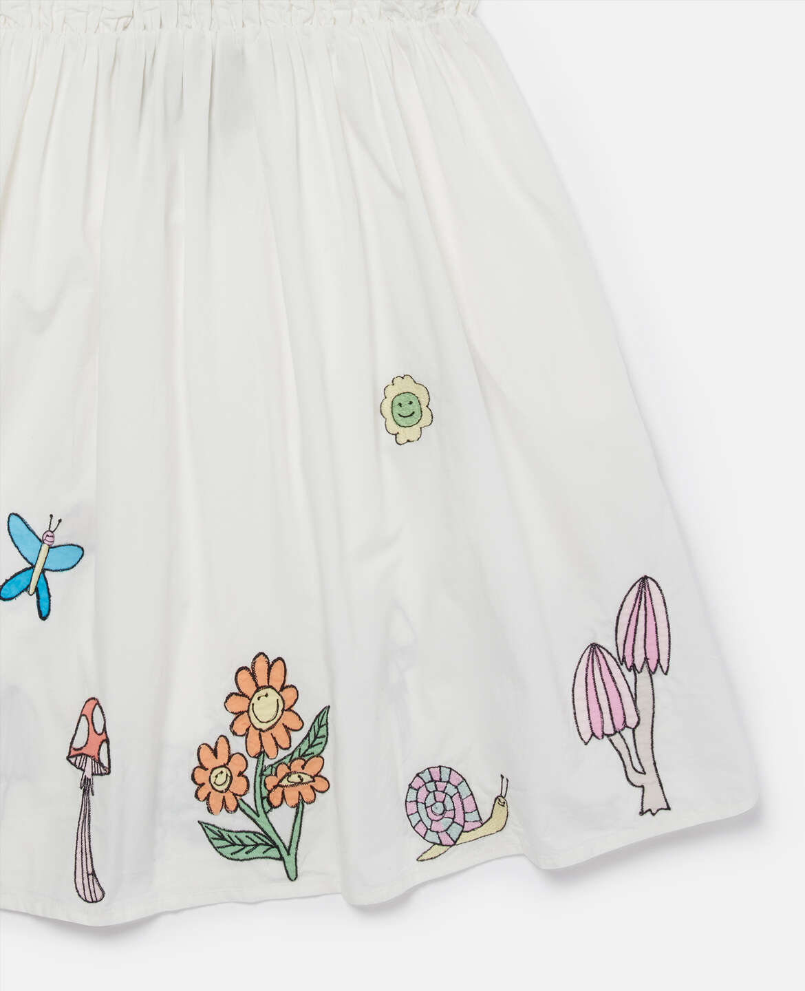 Stella Mccartney Kids-GIRL SLEEVELESS DRESS WITH FAIRYLAND EMBRO