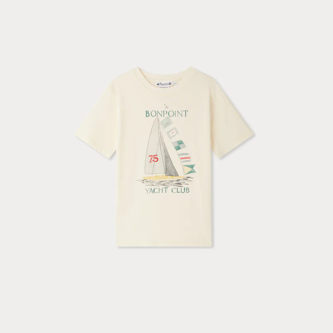 Bonpoint-Thibald t-shirt with Yacht Club print