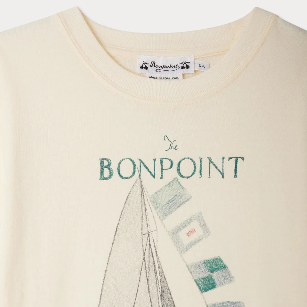 Bonpoint-Thibald t-shirt with Yacht Club print