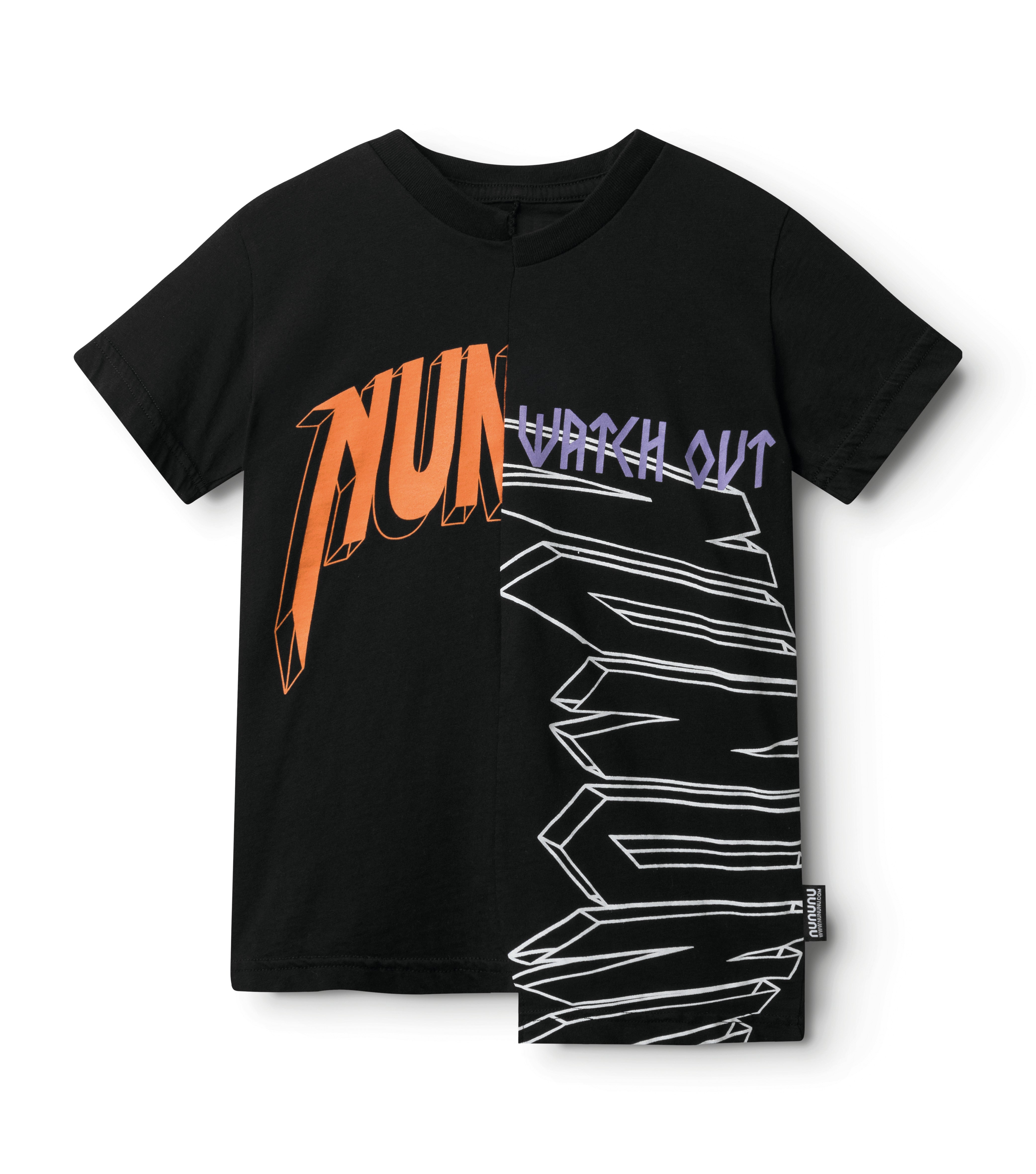 UNBALANCED T-SHIRT BLACK