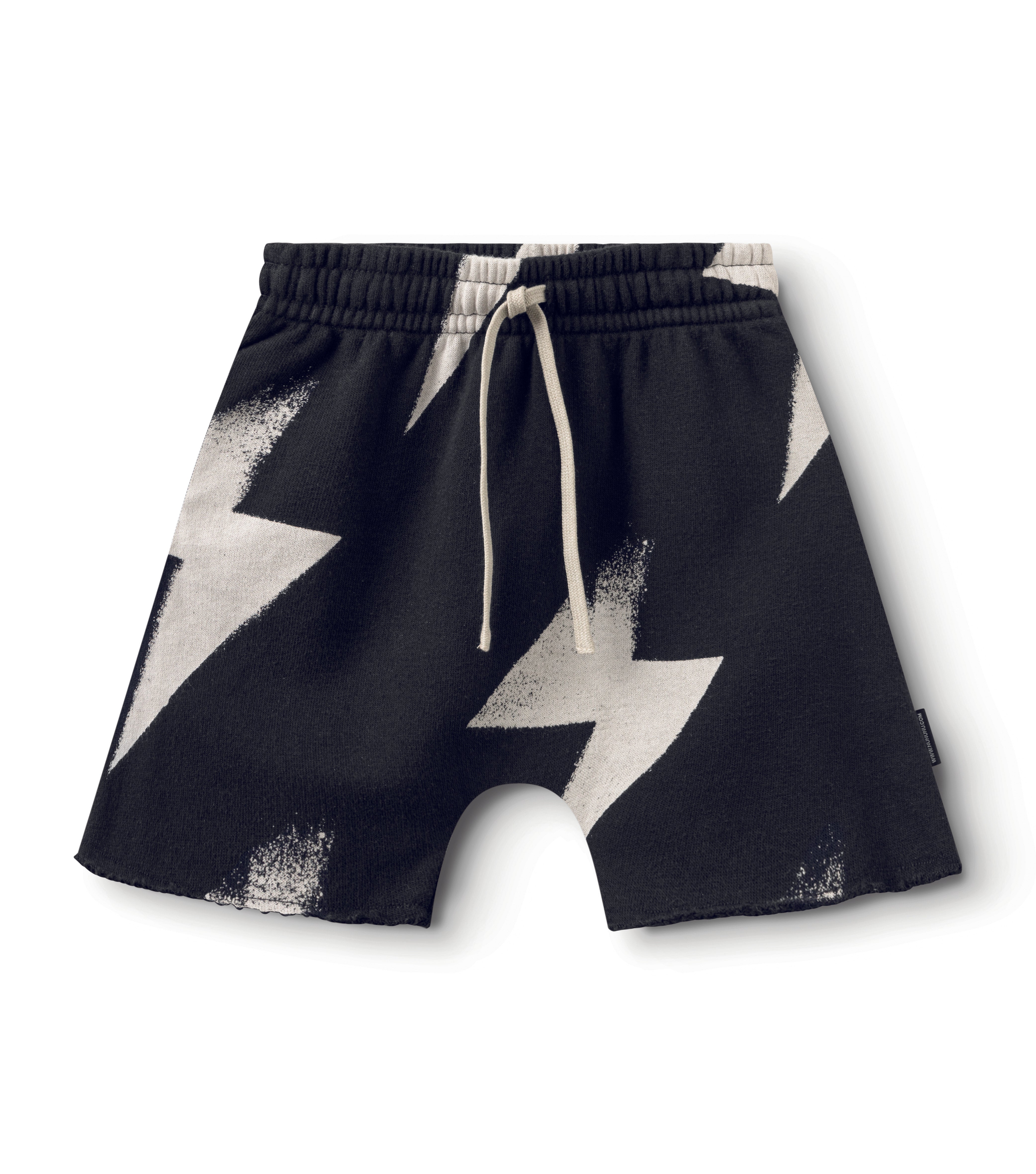 BOLT ROUNDED SHORTS BLACK