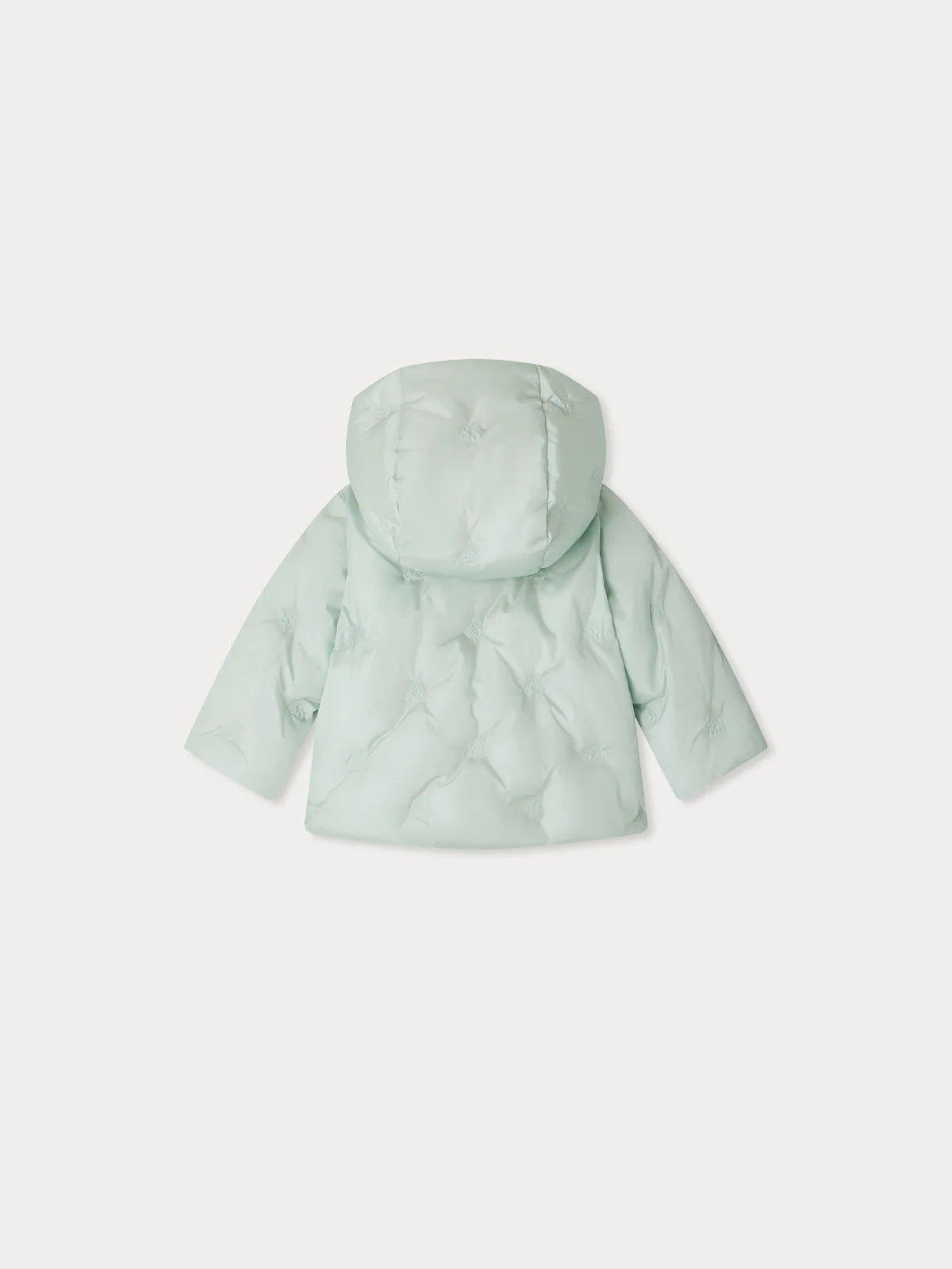 Girls Light Green Hooded Jacket