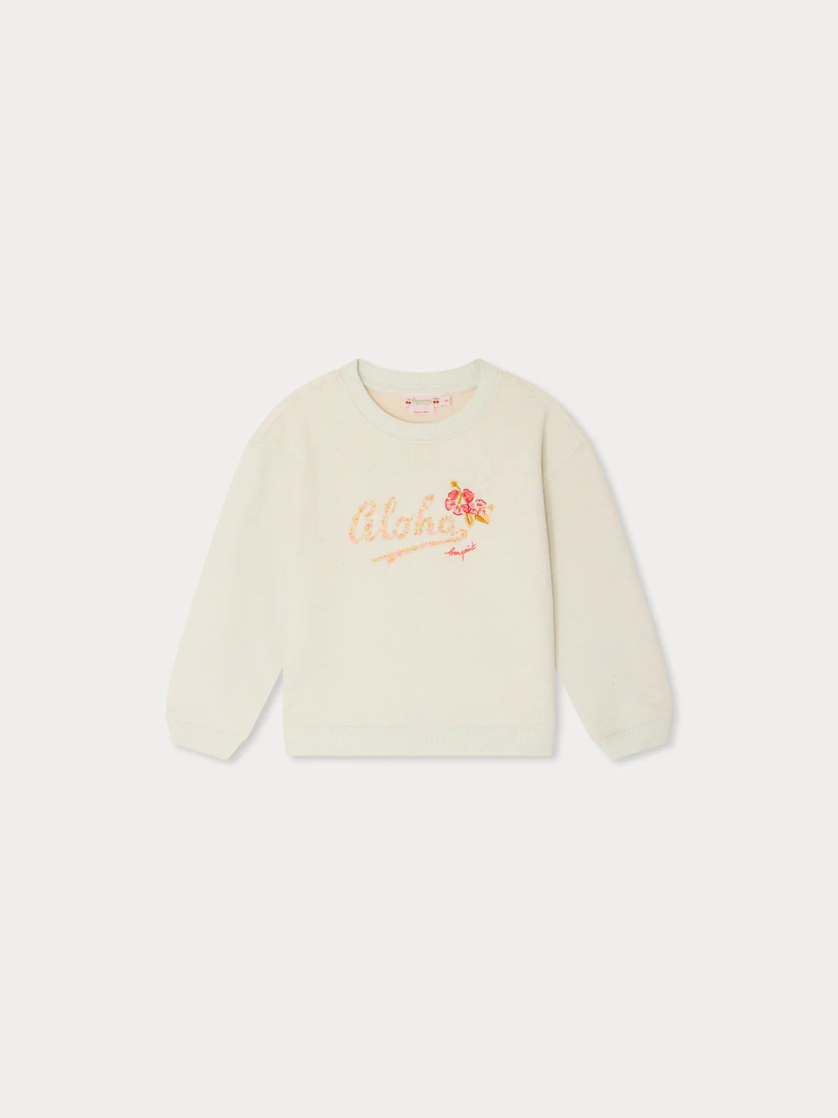 Bonpoint-Edwige embroidered fleece sweatshirt