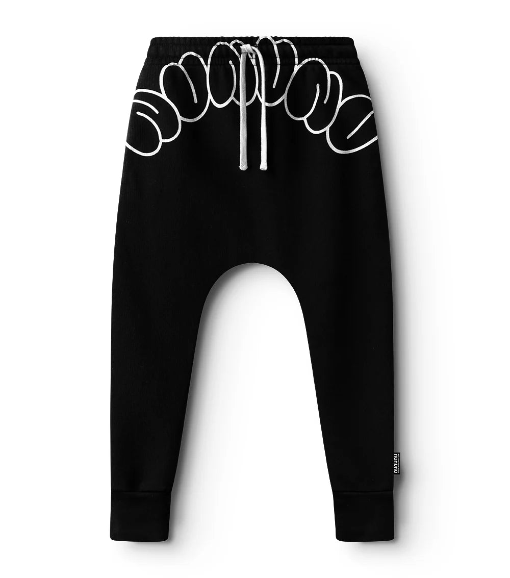 BUBBLY BAGGY PANTS BLACK