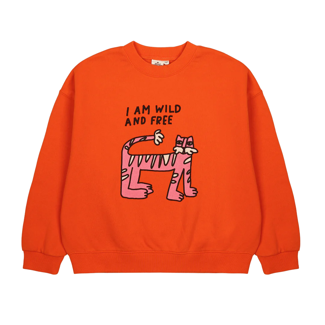 Tiger Sweatshirt-ORANGE