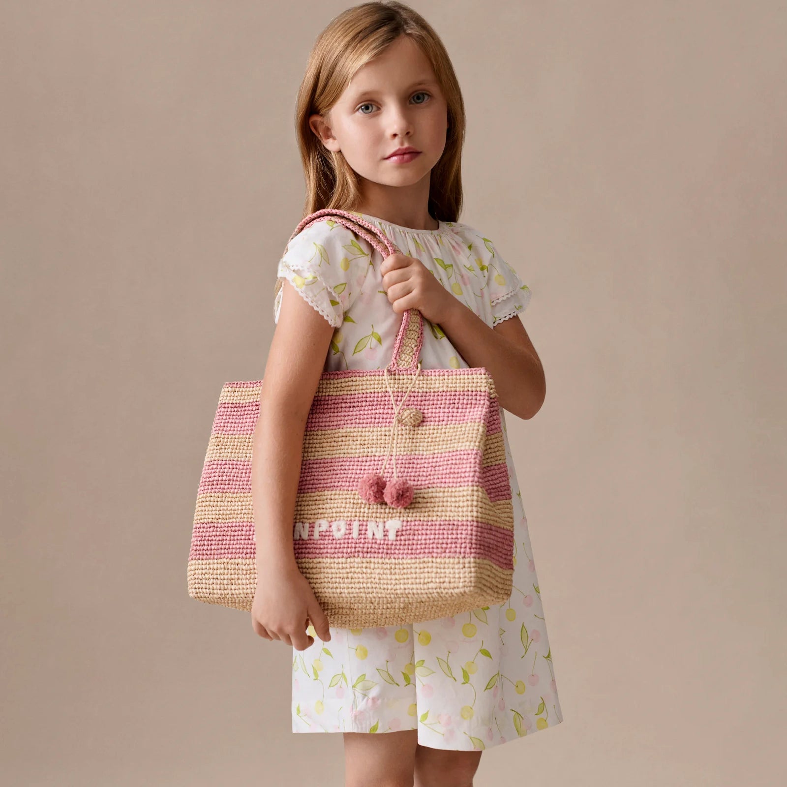 Bonpoint-Smocked Salome dress in organic cotton poplin