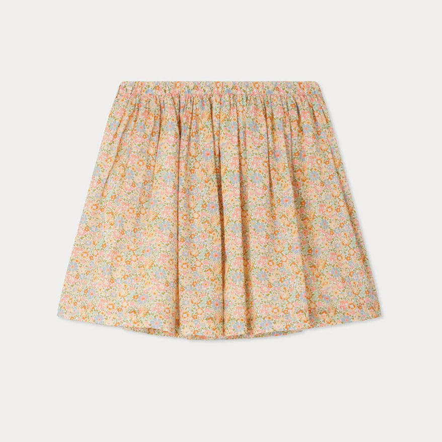 Bonpoint-Suzon skirt made with multicolot Liberty fabrics