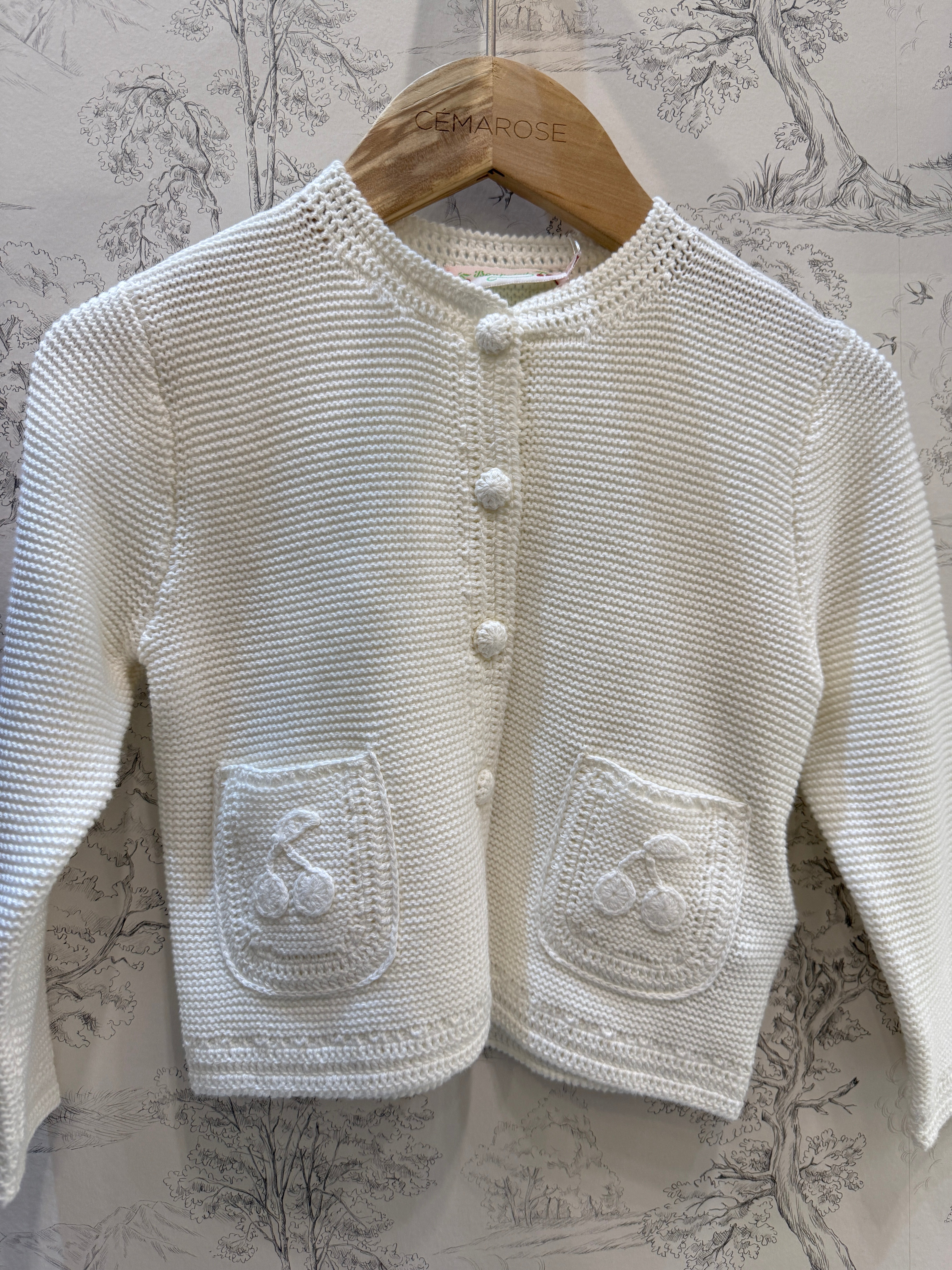 CARDIGAN ELAIA-BLANC LAIT