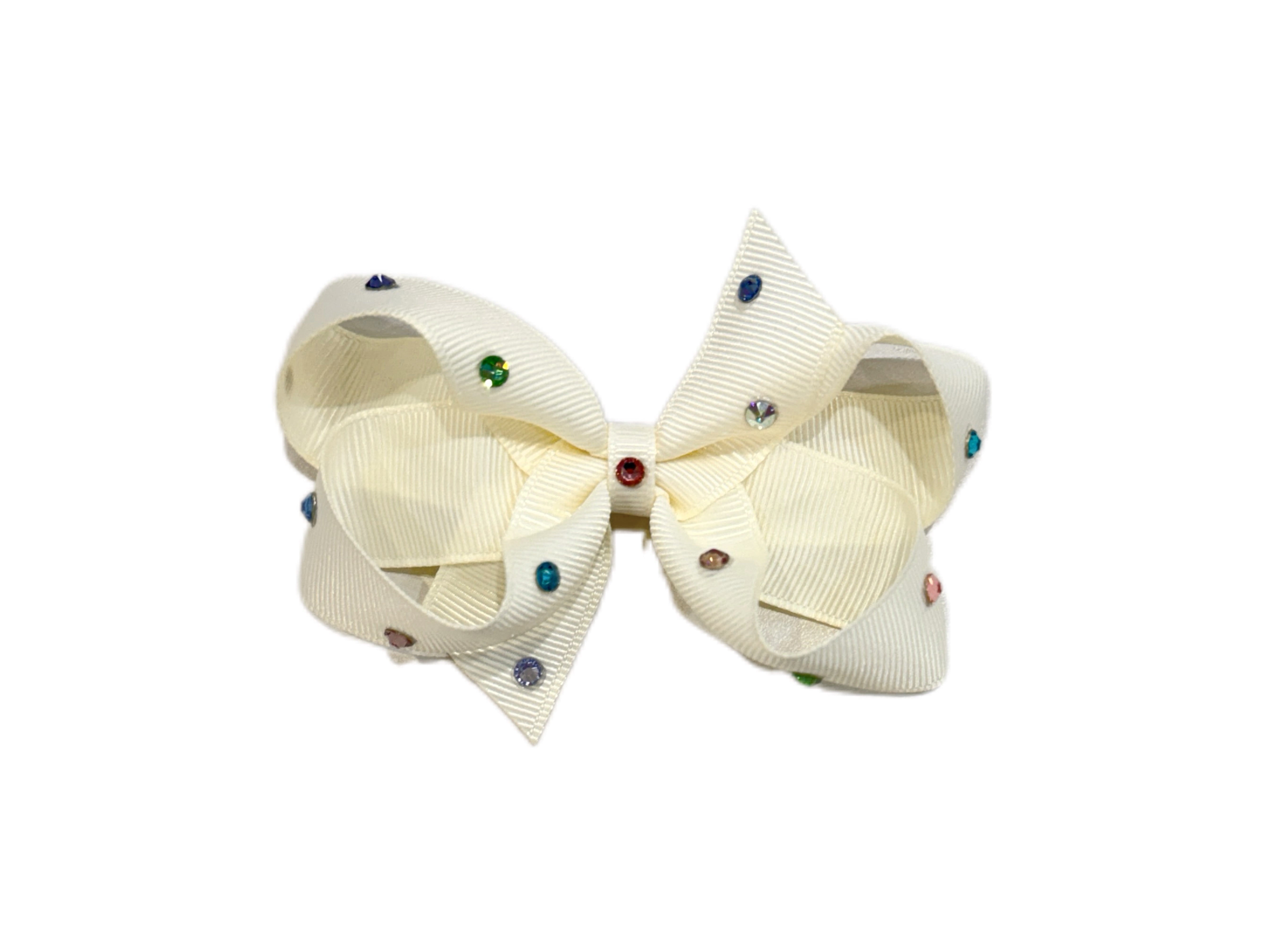 Cemarose X Olilia-Medium Classic Bow Antique White
