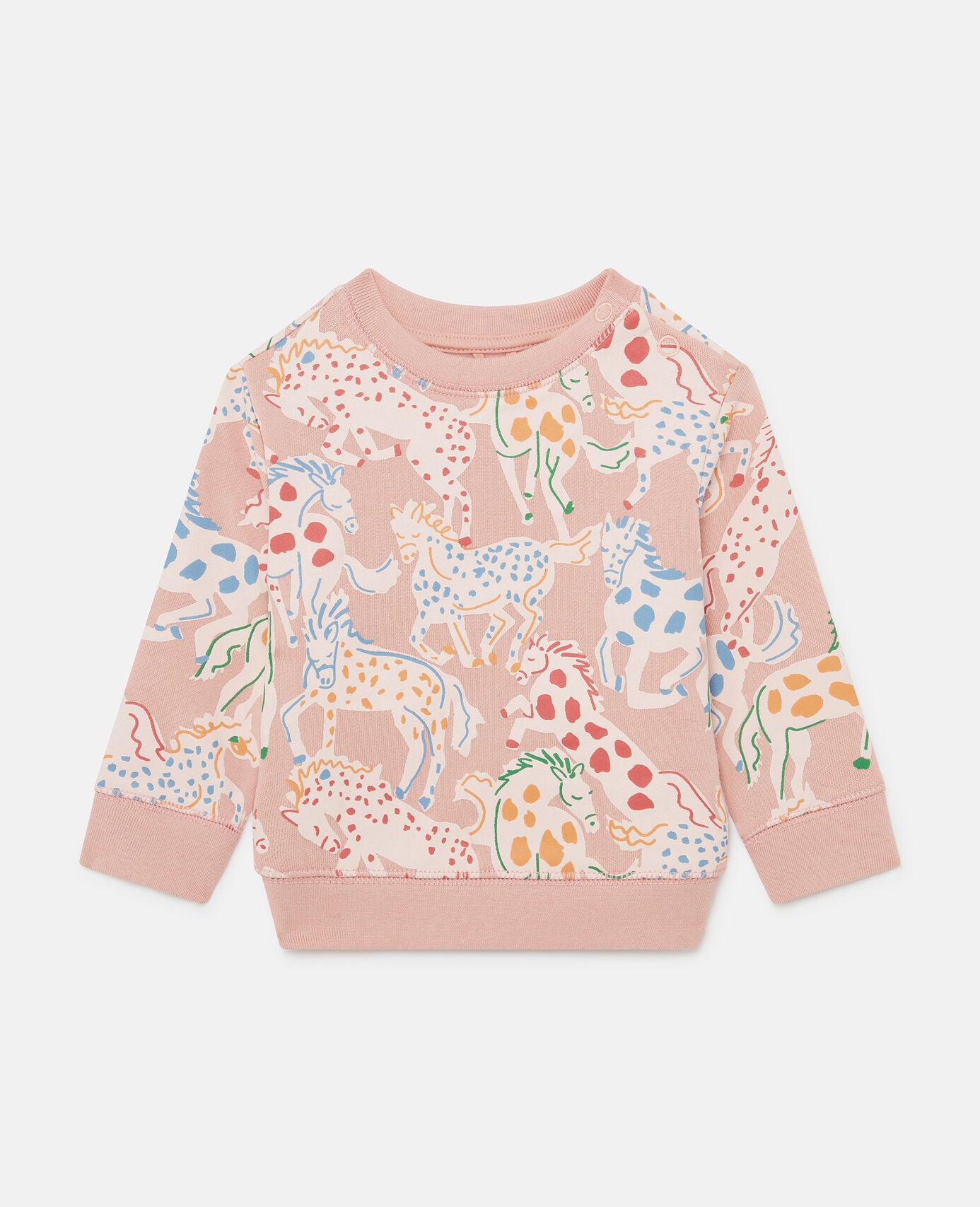 BABY GIRL PRAIRIE HORSES SWEATSHIRT