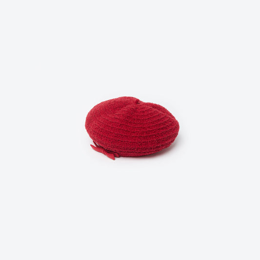 RED KNITTED HAT