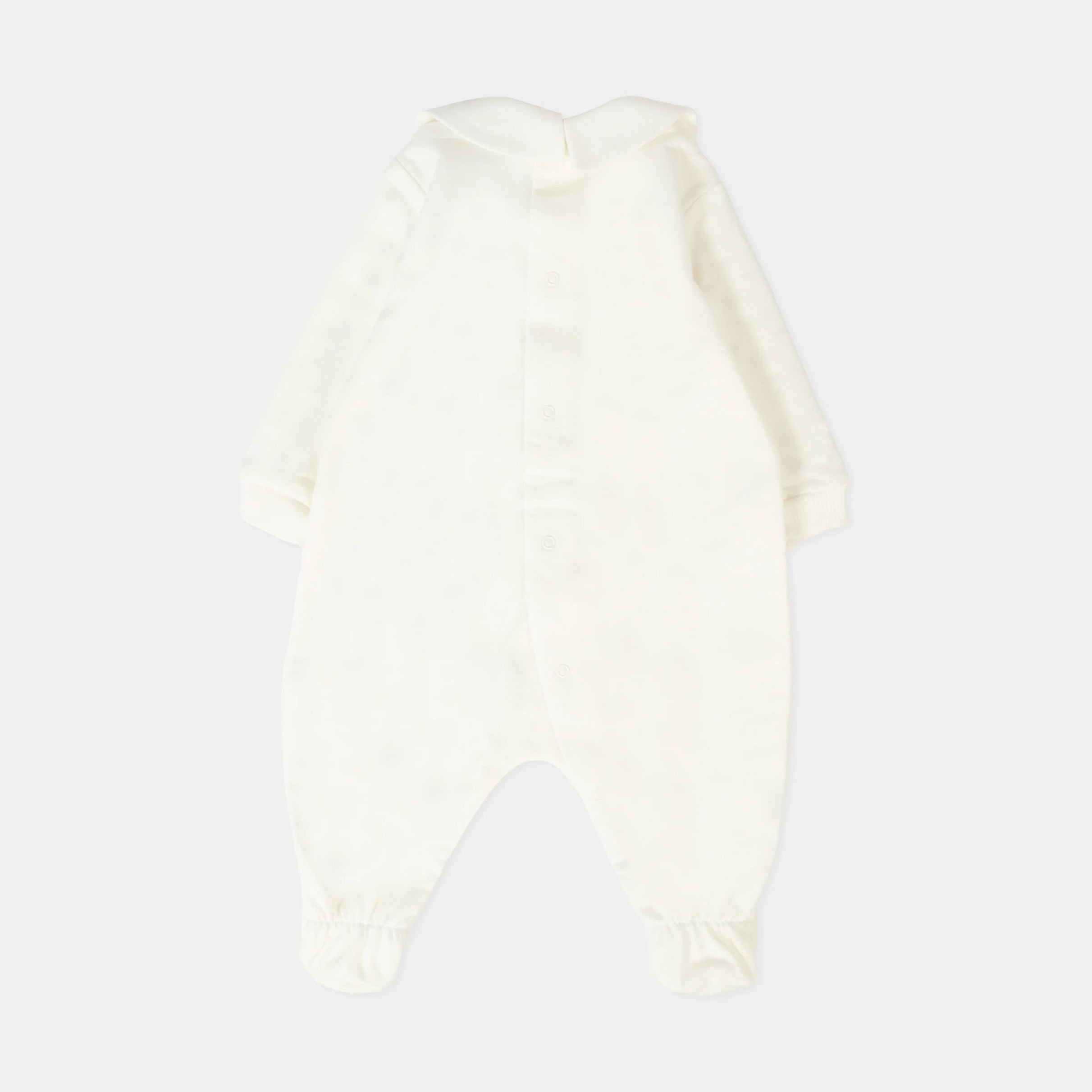 Moschino-Baby Teddy Bear cotton plush romper, hat and bib set
