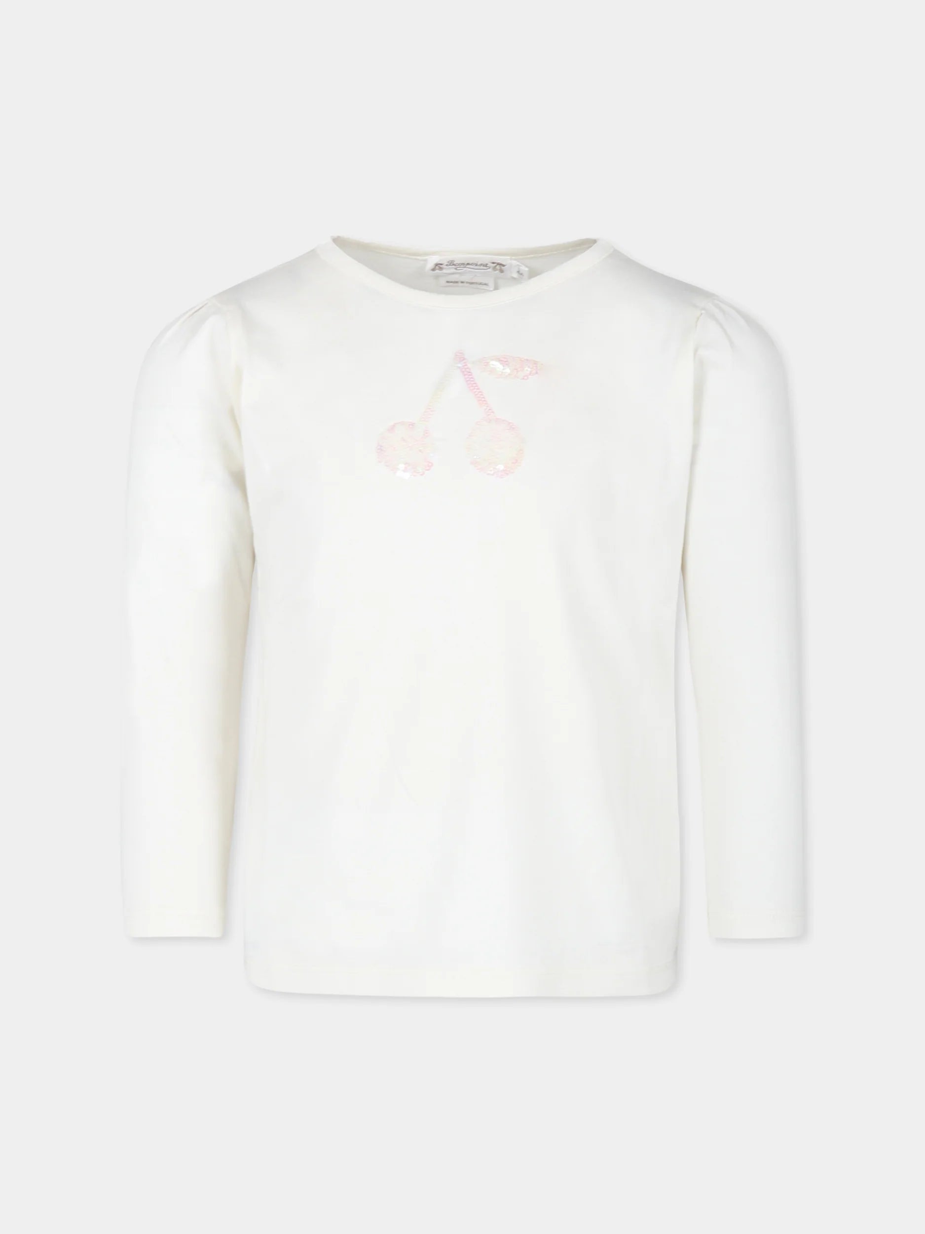 T-SHIRT GRACIEUSE-BLANC NATUREL