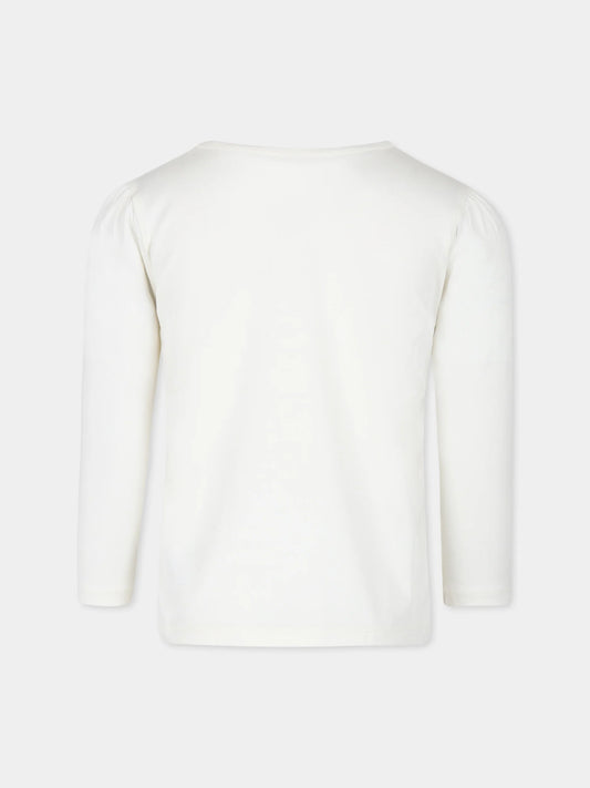 T-SHIRT GRACIEUSE-BLANC NATUREL