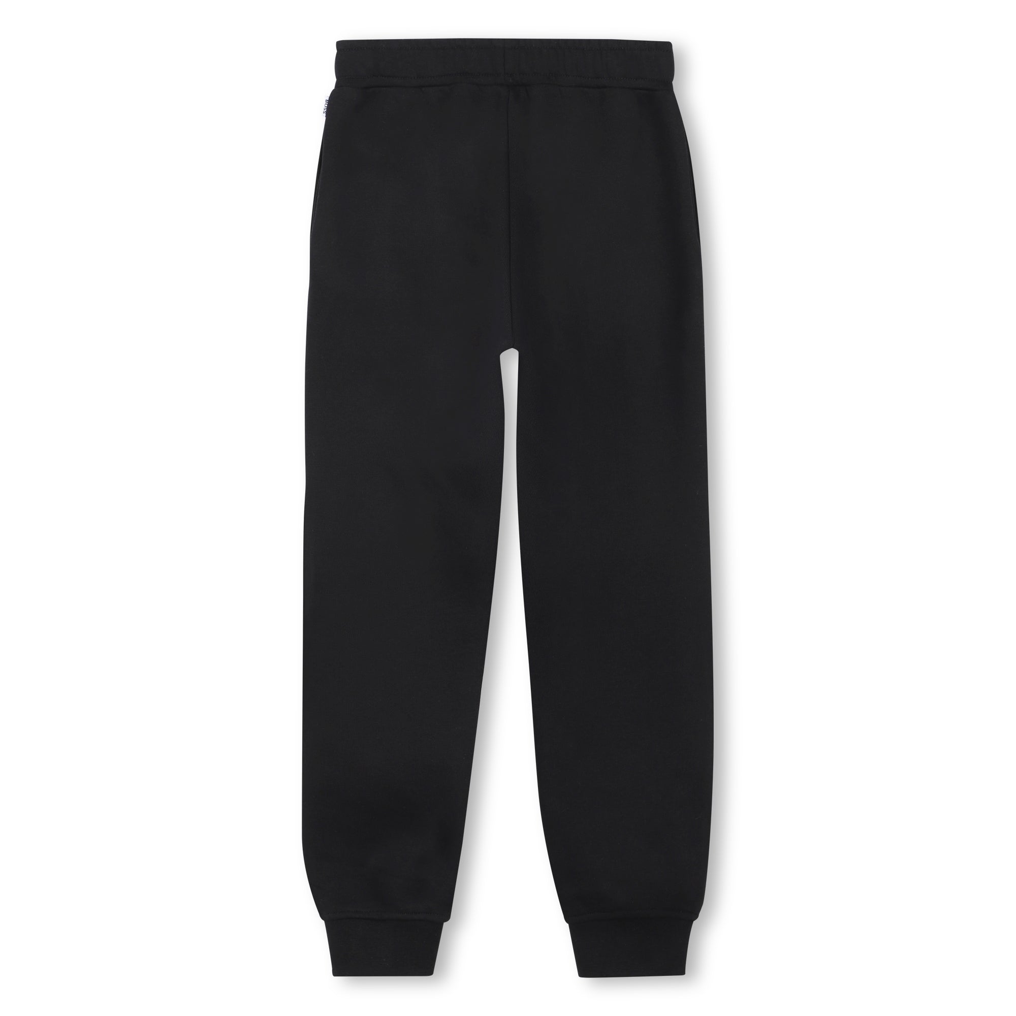 Boss-Black Cotton Jogging Bottoms