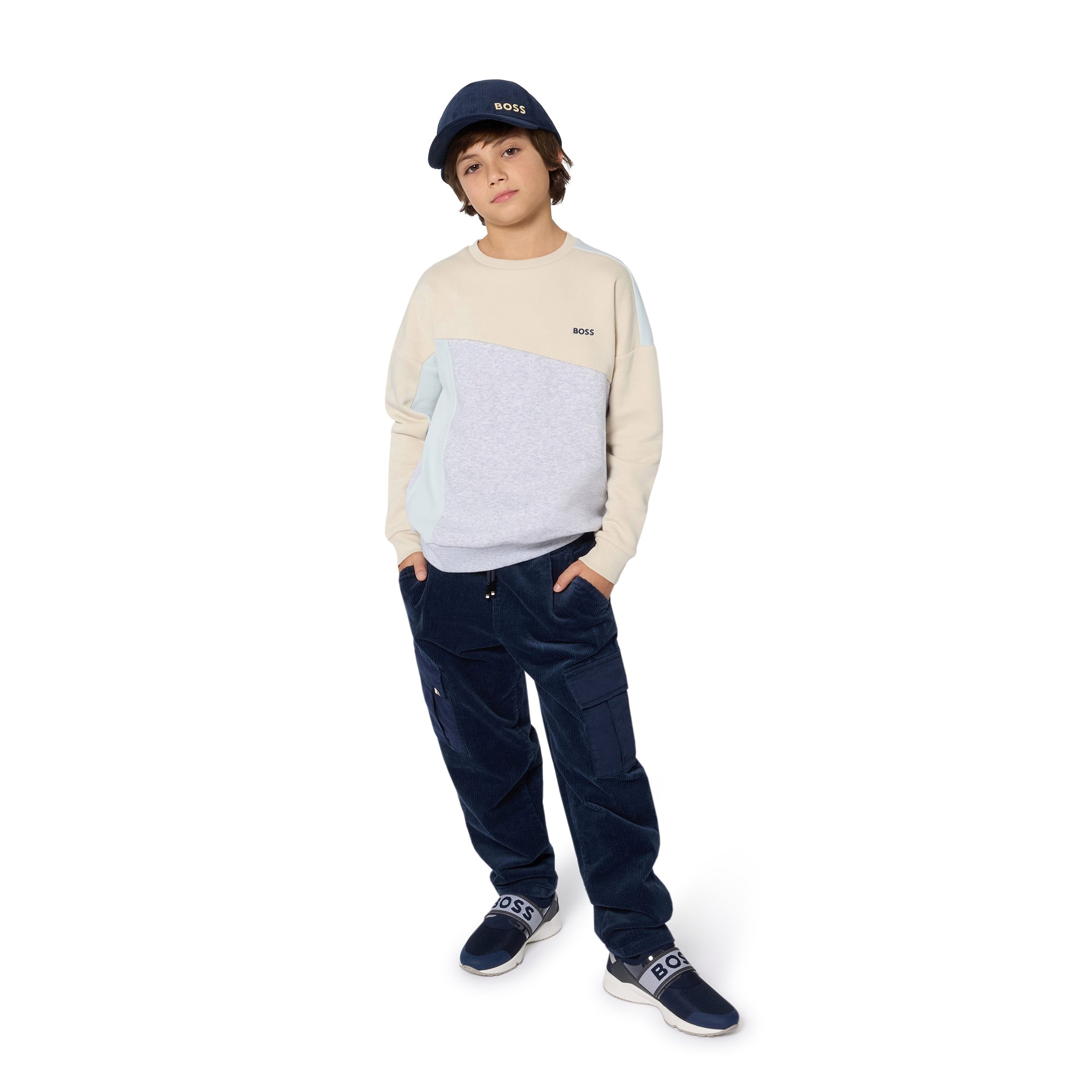 Boss-Sweatshirt Sand