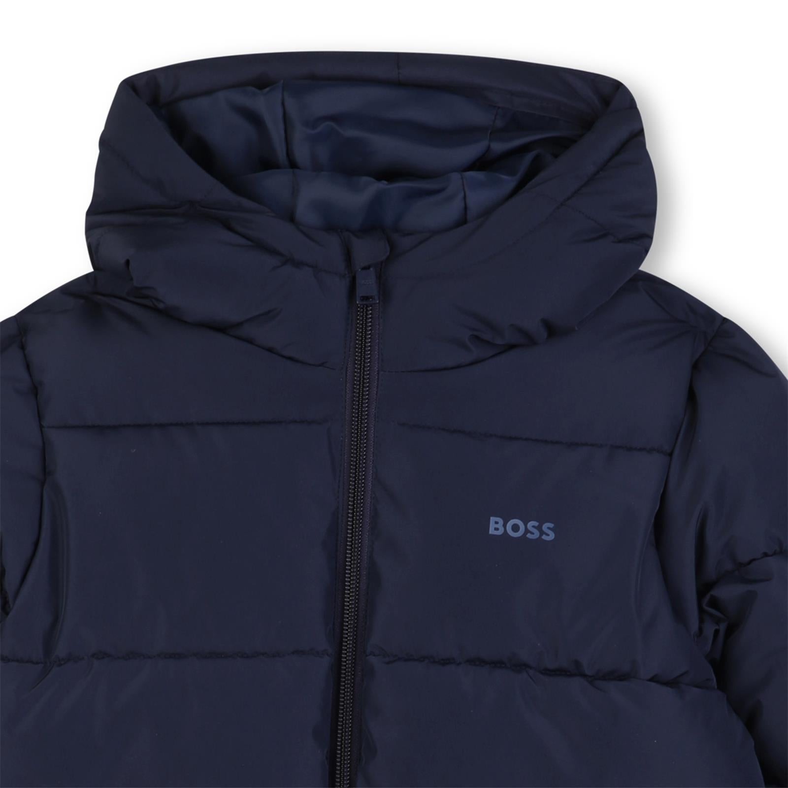 Boss-Boys Puffer Jacket Navy