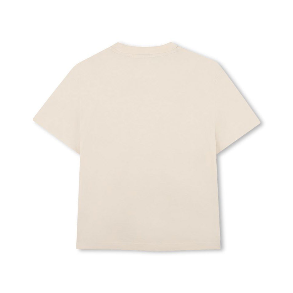 Boss-Cotton Jersey Short Sleeves T-Shirt Sand