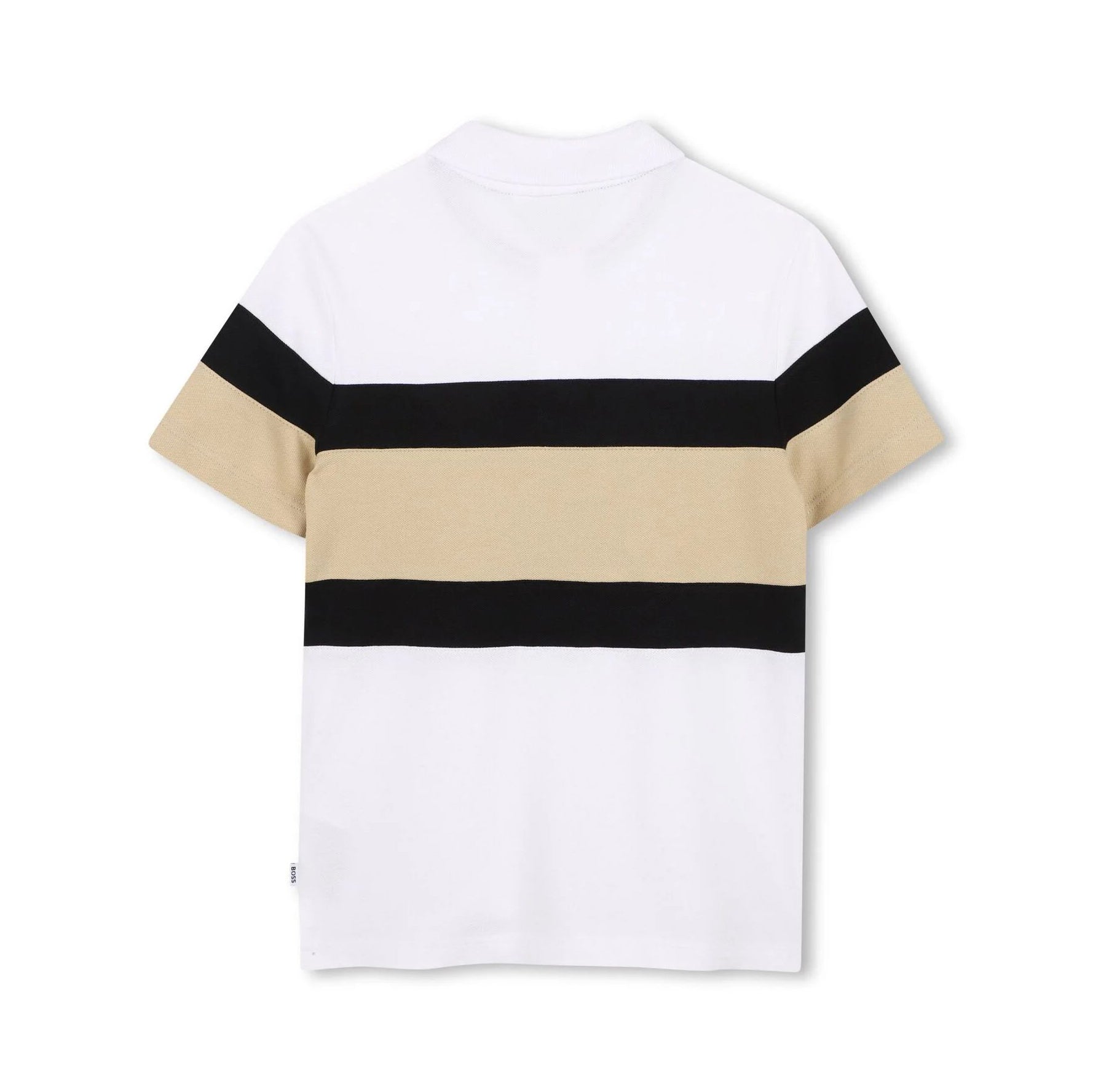 Boss-Polo Shirt And Bermuda Shorts In Cotton-Elastane Piqu Black