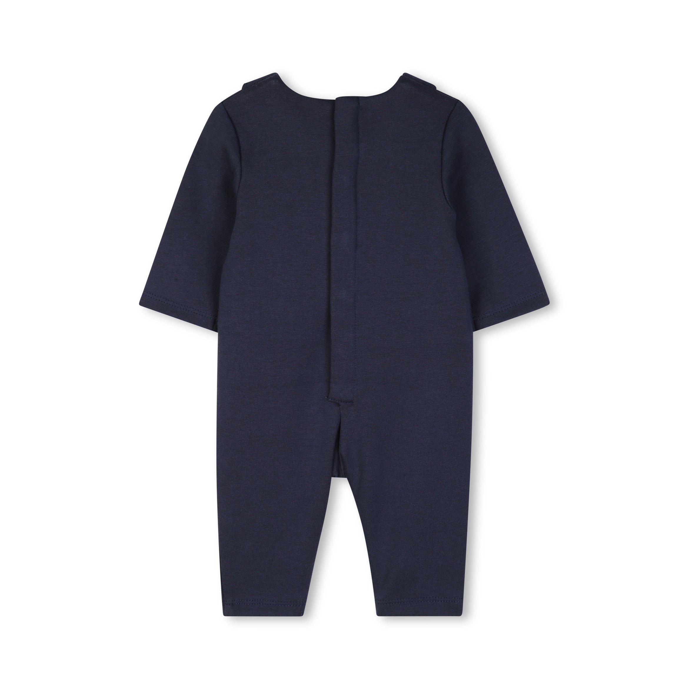 Boss-3-In-1 Effect Suit. Organic Cotton Jersey,2 Fake Flap Pockets On The Front. Navy