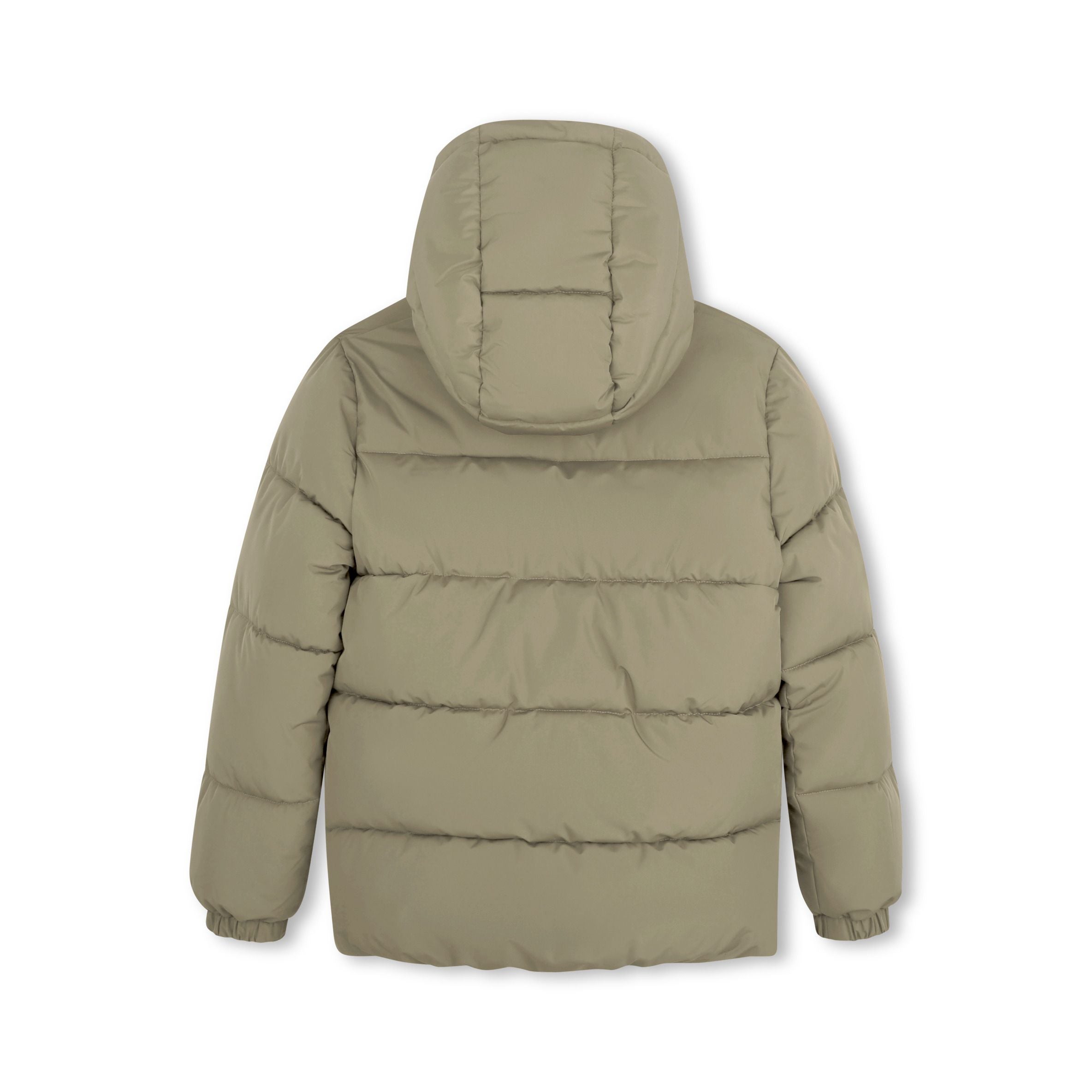 Boss-Boys Hooded Puffer With Elasticated Cuffs Elm