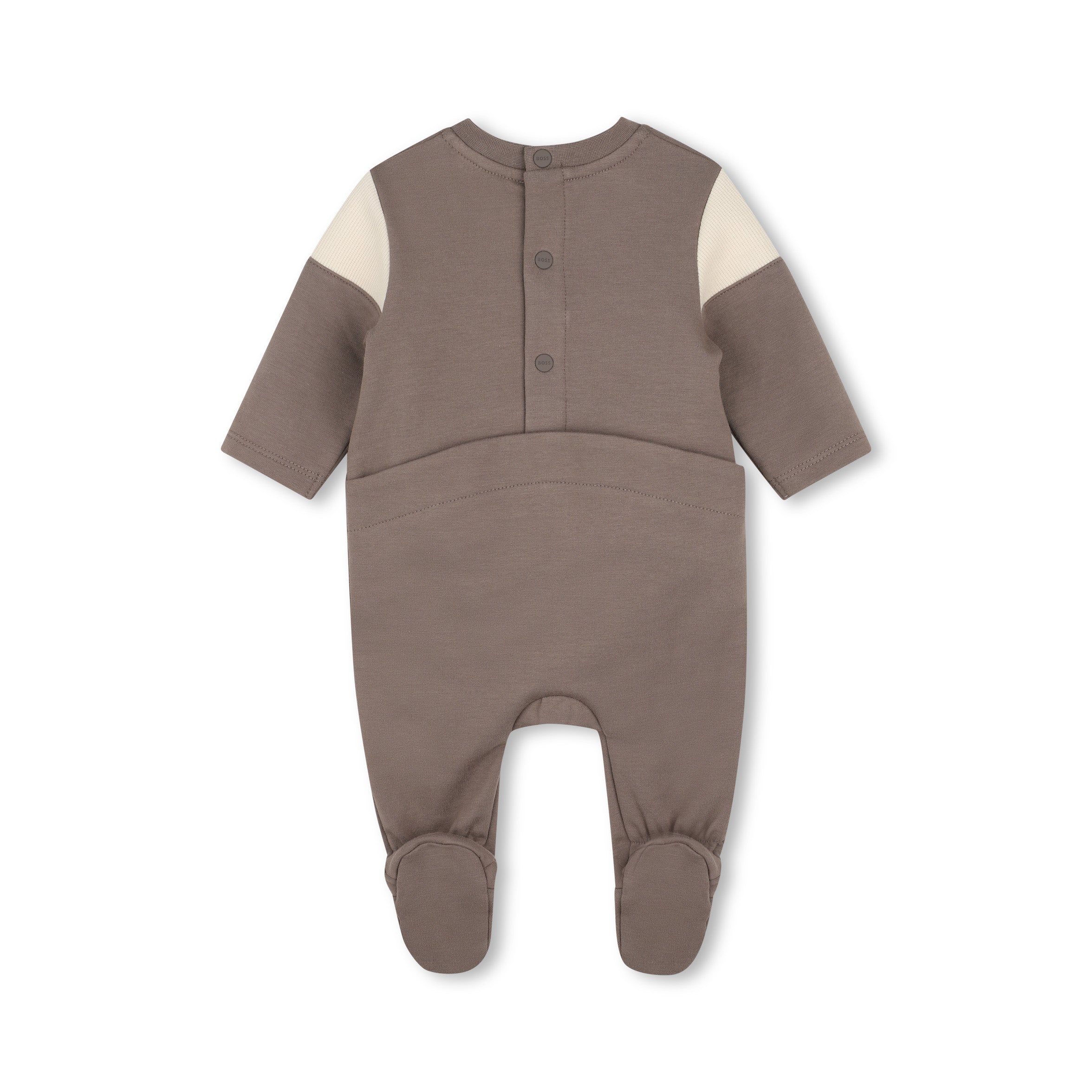 Boss-Organic Cotton And Elastane Brushed Fleece Pajamas Falcon