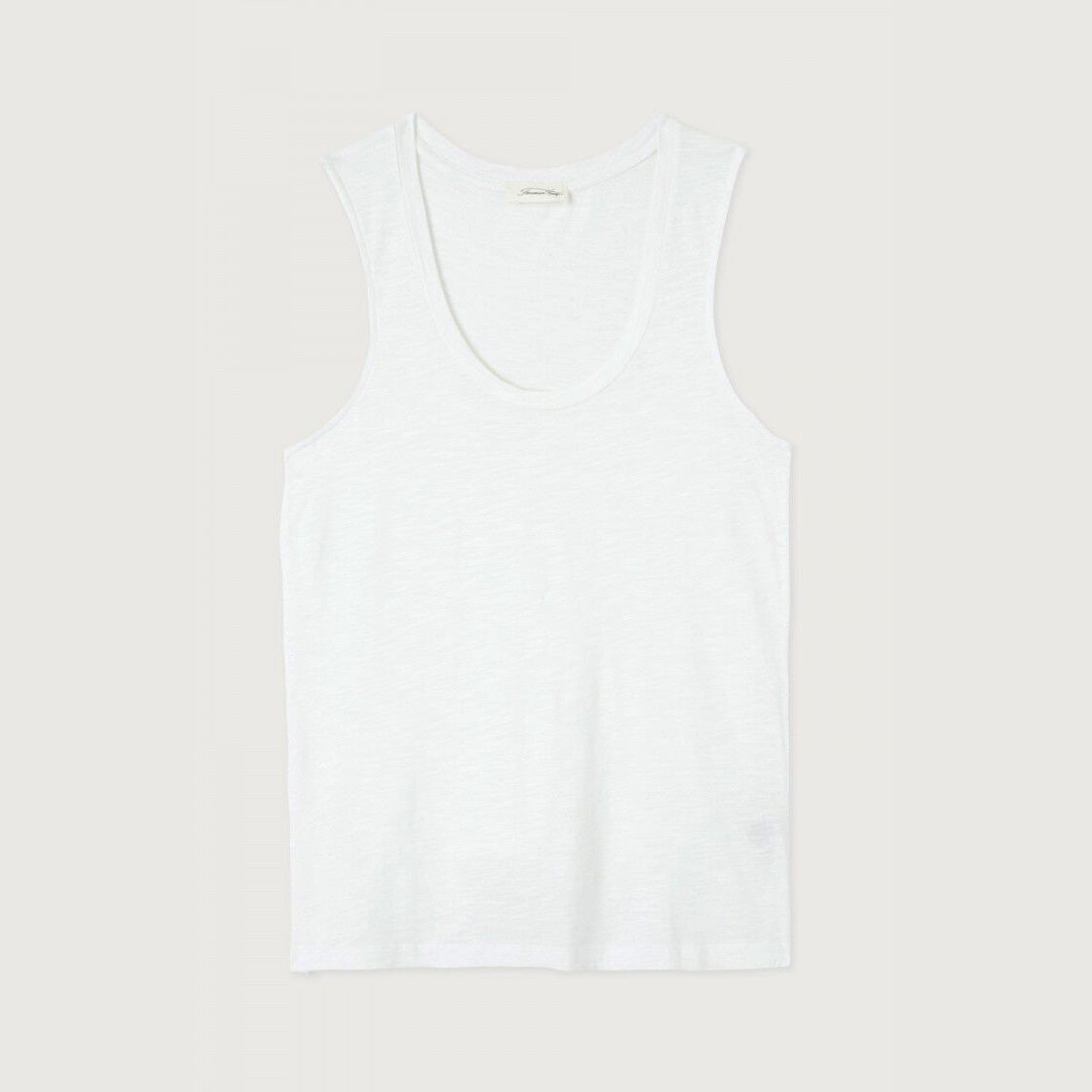 American Vintage-Women Debardeur Droit Col U Jacksonville Blanc
