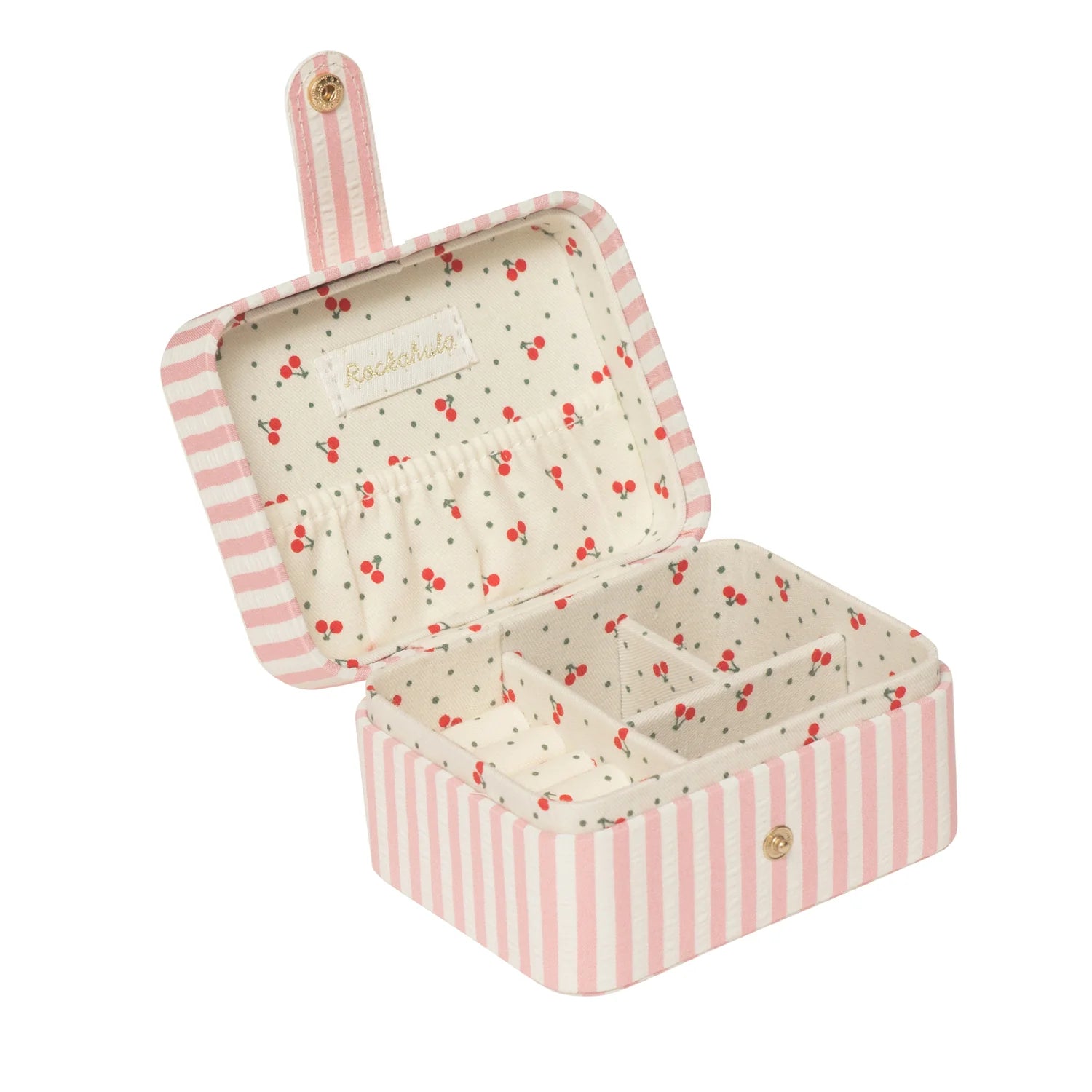 Rockahula Kids-Stripy Cherry Jewellery Box