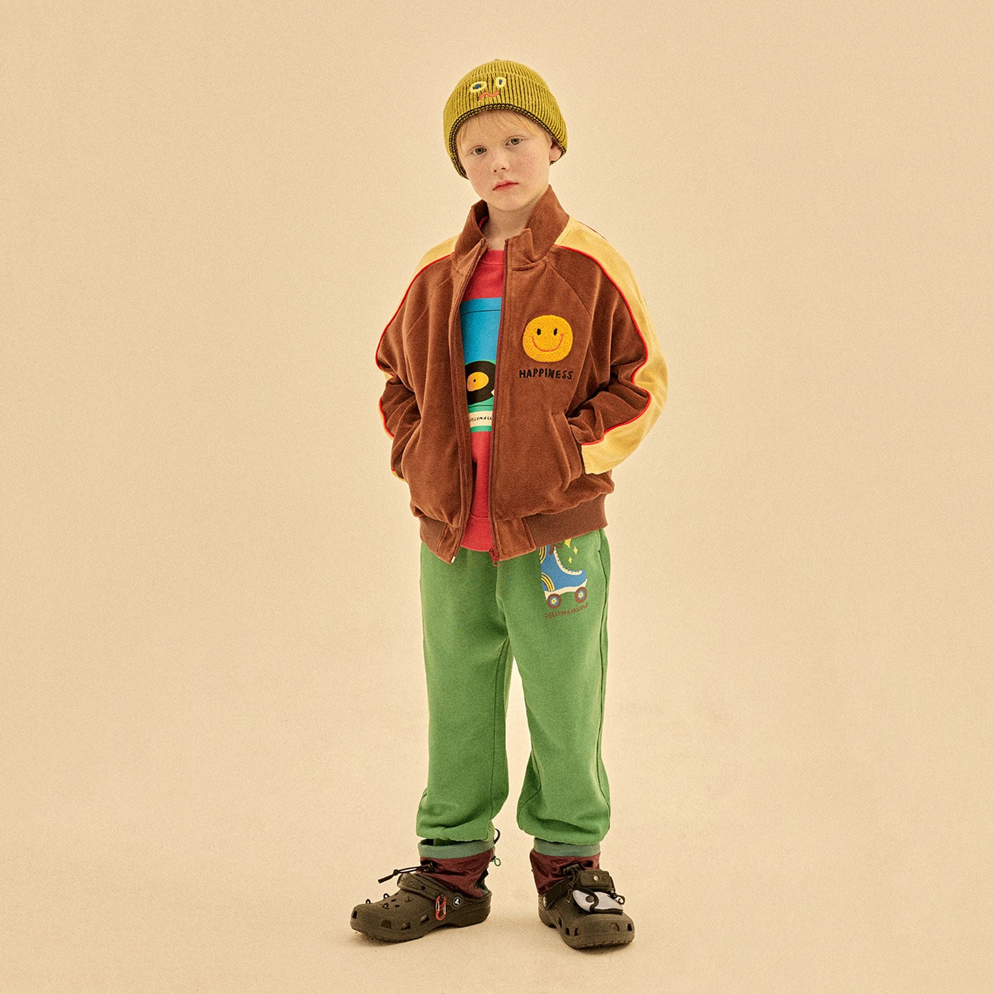 Jelly Mallow-Happiness Velour  Zip-up Jacket