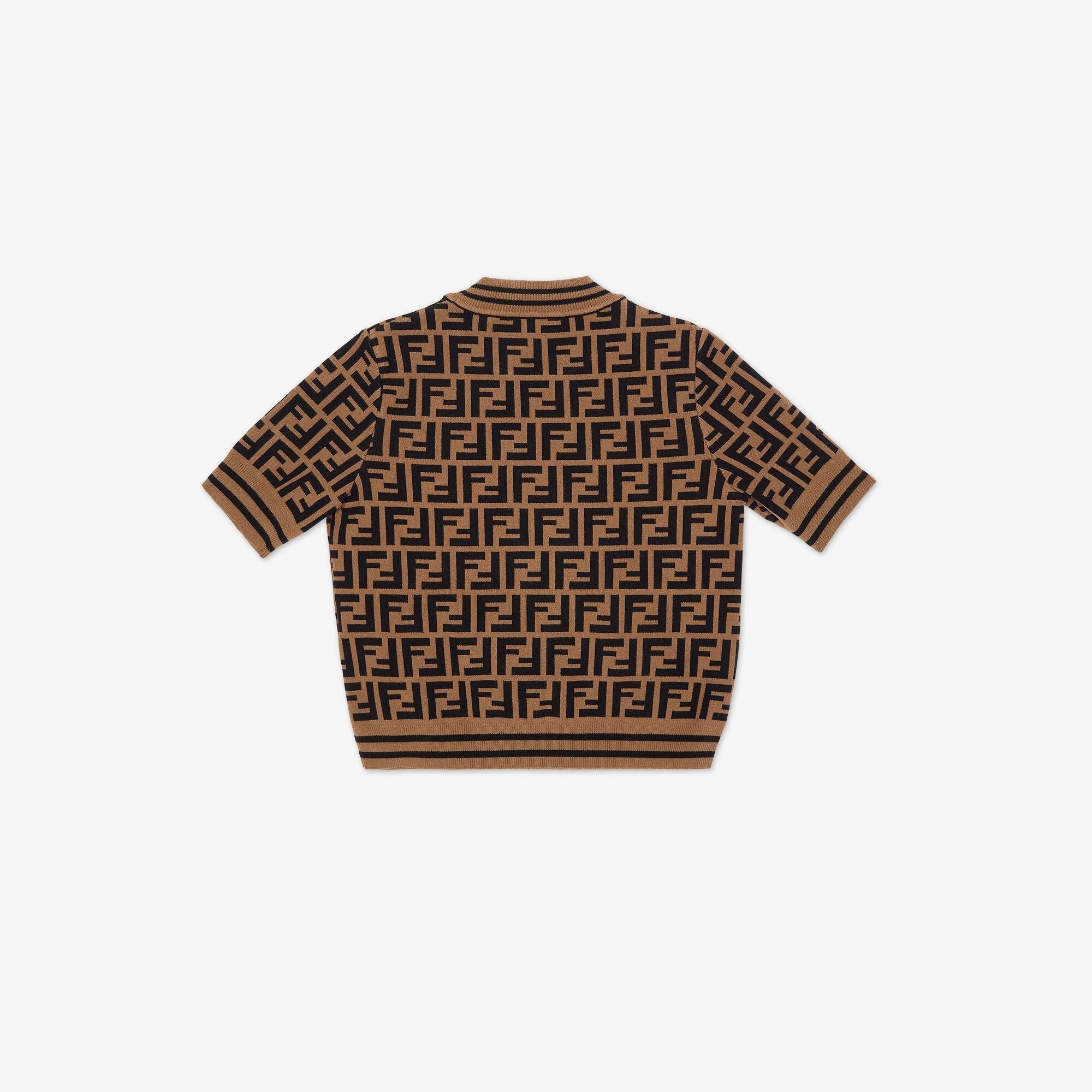 FENDI トップス Fendi-Allover Print FF Knit Top Zucca