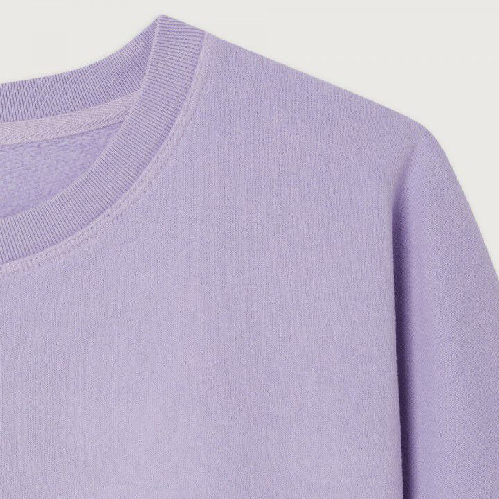 American Vintage-Women Sweat ML Col Rond Parme Vintage
