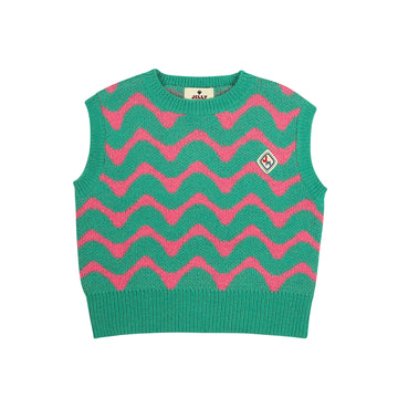 Zigzag Knit Vest