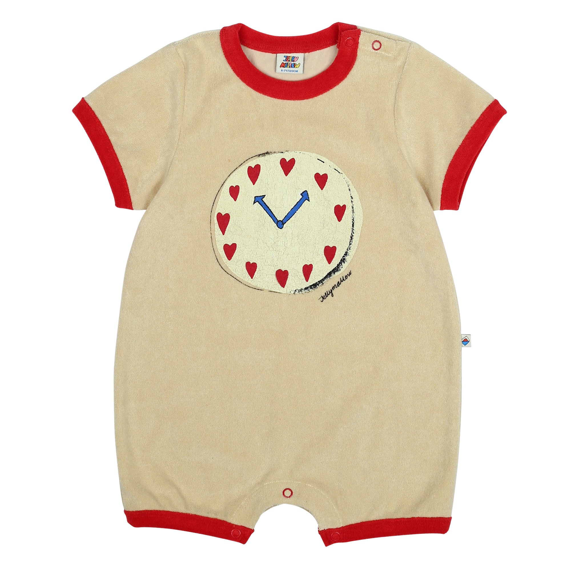 Watch Terry Baby Suit-BEIGE