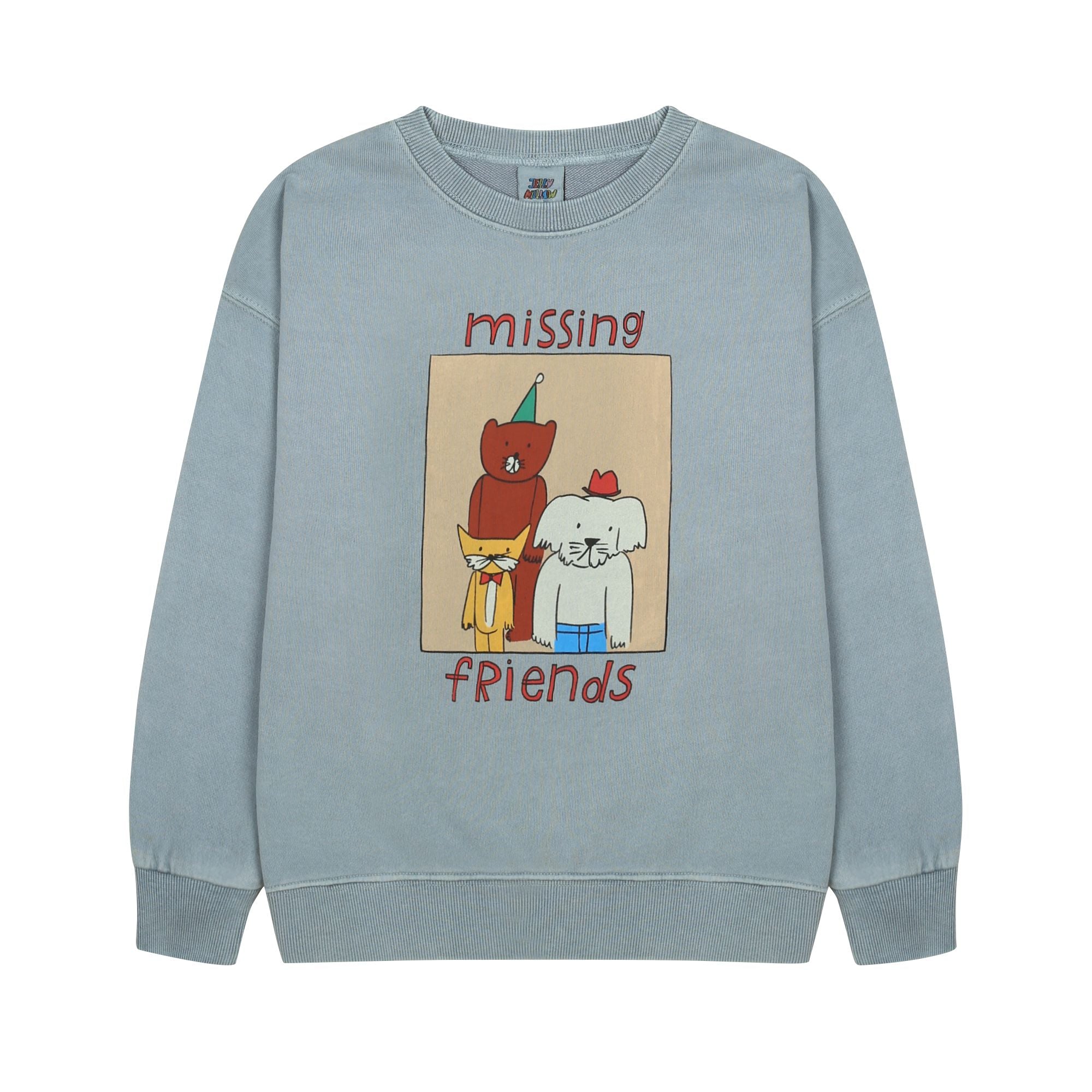 Jelly Mallow-Animal friends Pignment  Sweatshirt
