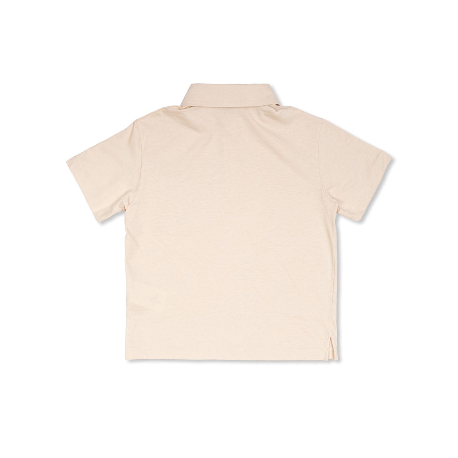 Fendi-Jersey Tinto Polo Shirt Linen