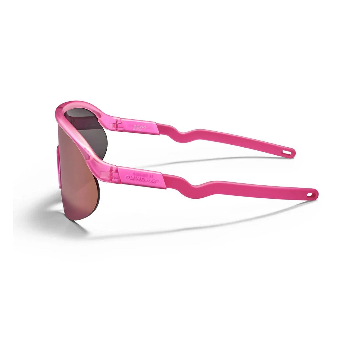 Olivio & Co-Junior Half-Rim Sports Sunglasses Flamingo Pink