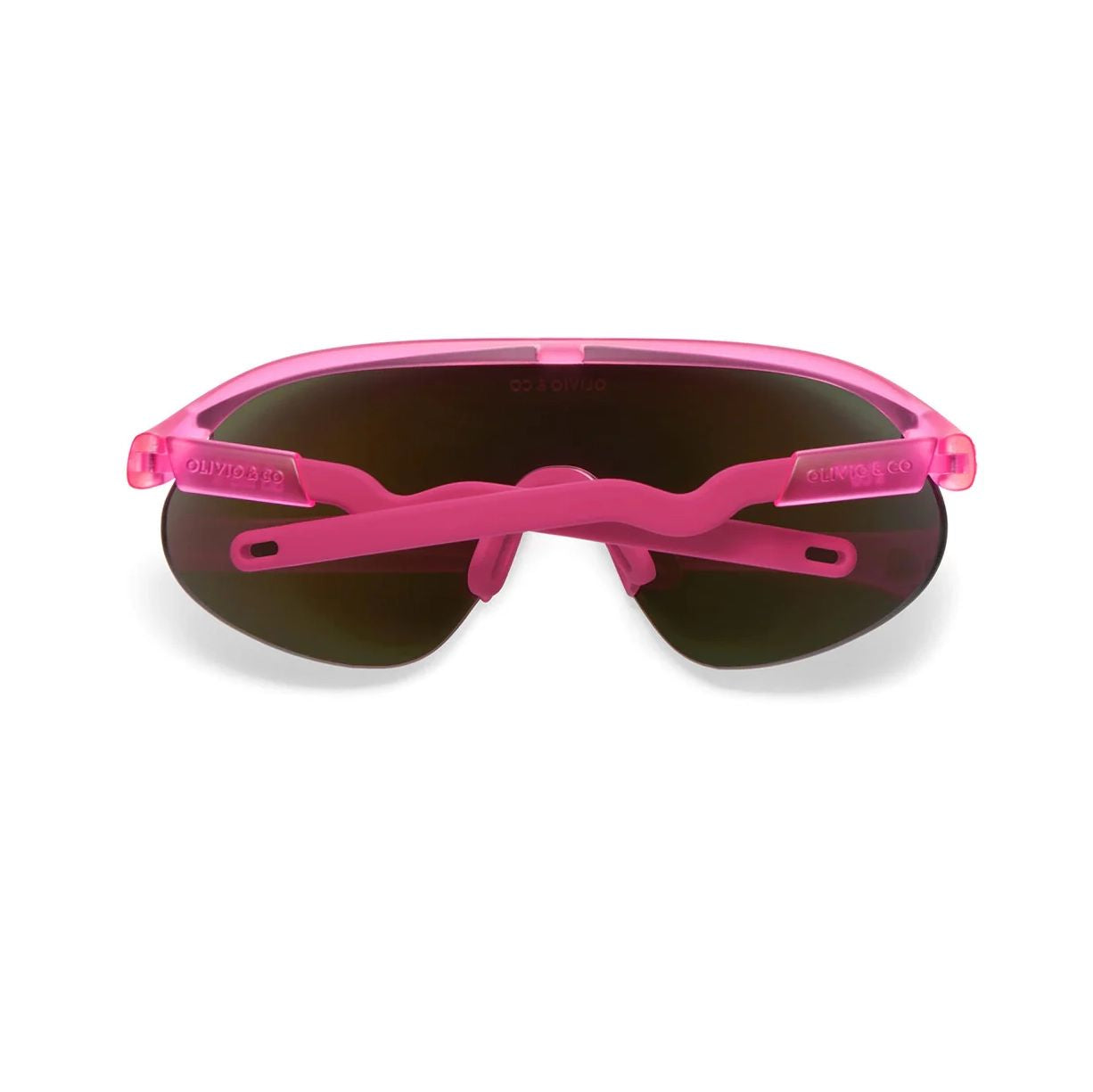 Olivio & Co-Junior Half-Rim Sports Sunglasses Flamingo Pink