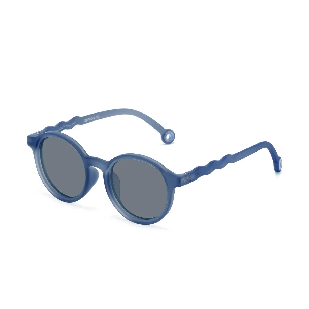 Olivio & Co-Junior+ Oval Sunglasses Navy Blue