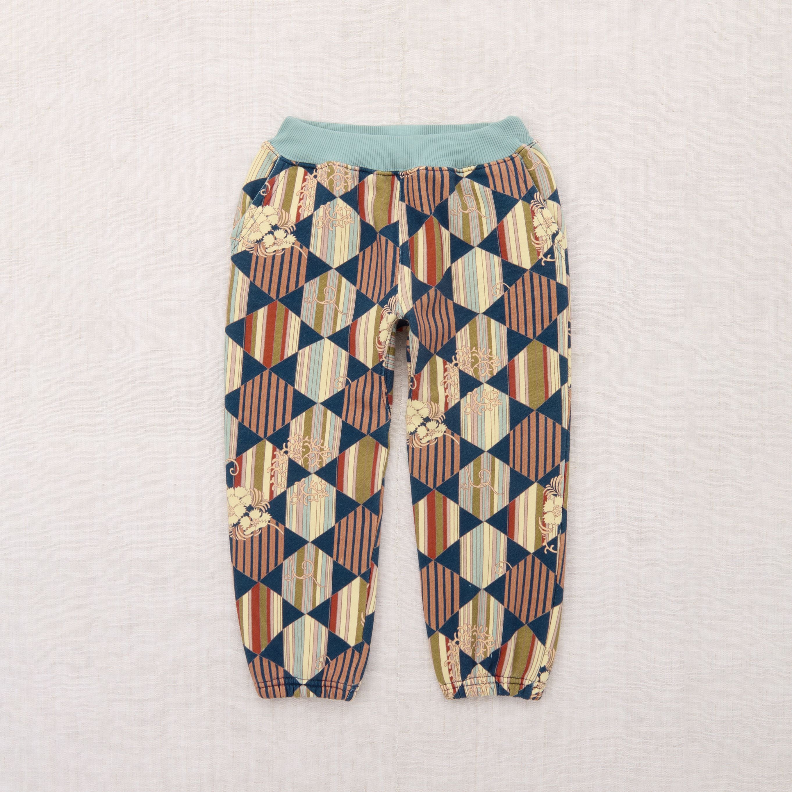 Misha & Puff-Kids Gymclass Jogger Marine Blue Tessellation