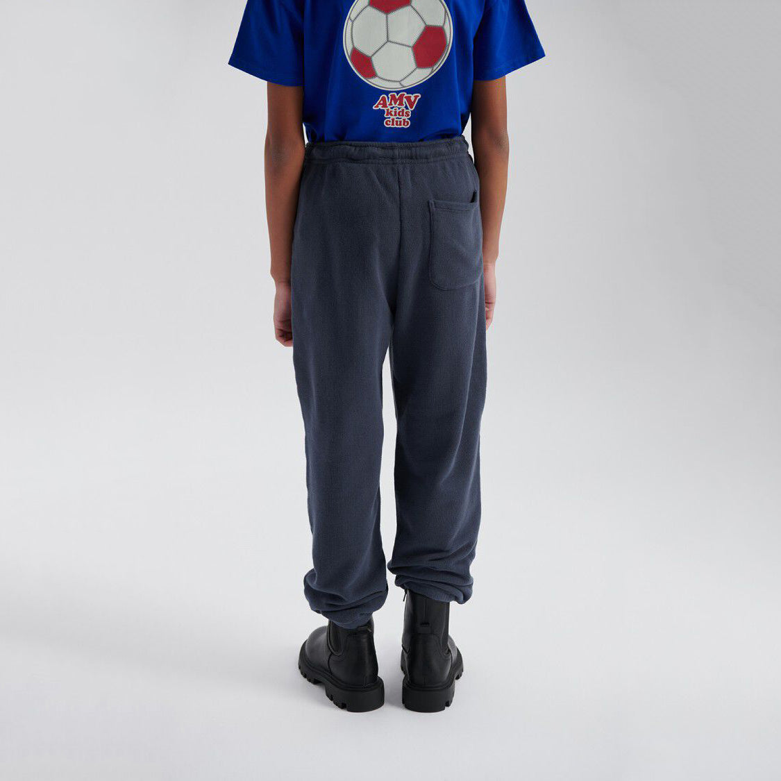 American Vintage-Tapered Joggers With Italian Pockets Obscurite