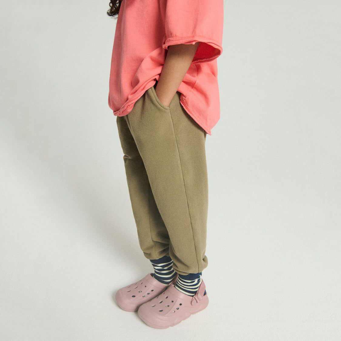 American Vintage-Tapered Joggers With Italian Pockets Origan