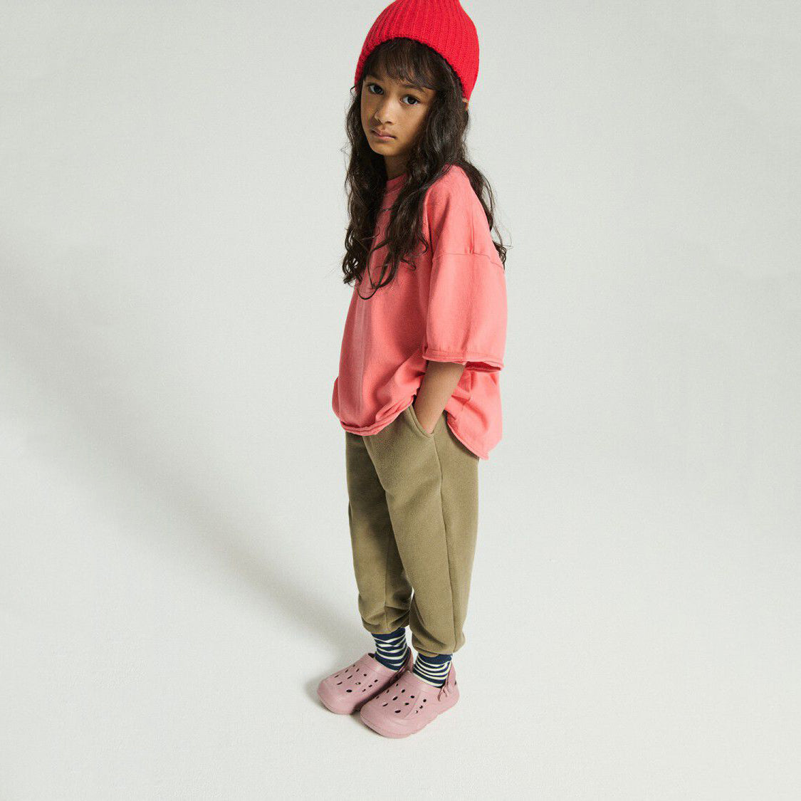 American Vintage-Tapered Joggers With Italian Pockets Origan