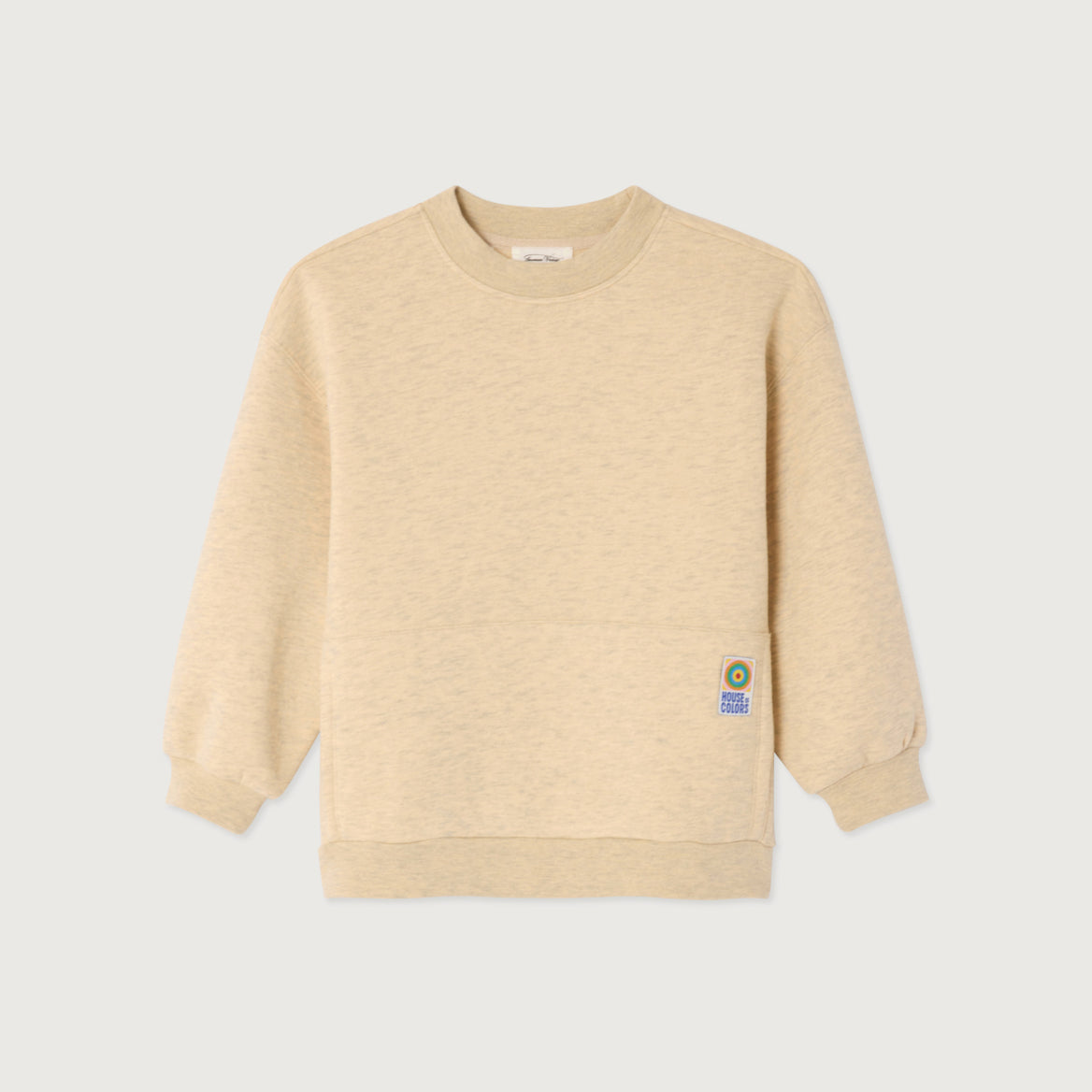 American Vintage-Long Sleeved Round Neck Sweatshirt Ile Flottante Surteint